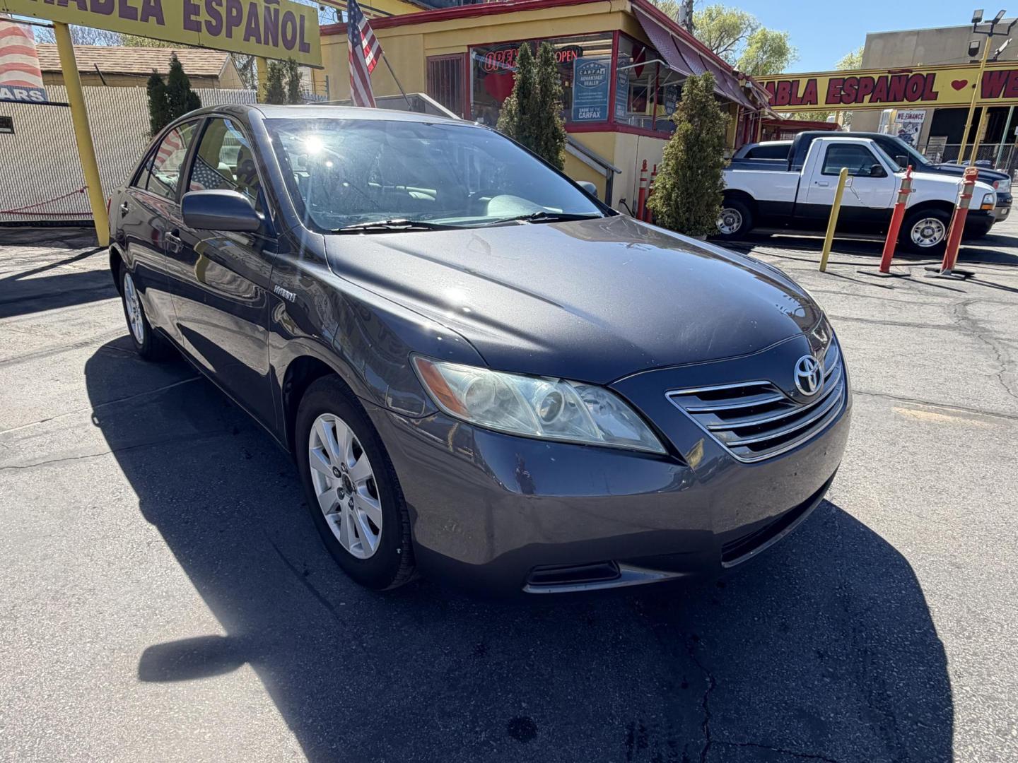 2007 Mineral Gray Metallic Toyota Camry Hybrid Sedan (4T1BB46K47U) with an 2.4L L4 DOHC 16V HYBRID engine, CVT transmission, located at 801 South State Street, Salt Lake City, UT, 84111, (801) 328-0098, 40.751953, -111.888206 - Clean title 2007 Toyota Camry Hybrid! Perfect Gas saver estimated 36–40 MPG City and highway around 34–38 MPG average is around 37 MPG!!! Only 2 previous owners on the Carfax. Really low miles for the year only 103,291 is really low for a 2007. This vehicle has been meticulously cared for and m - Photo#4