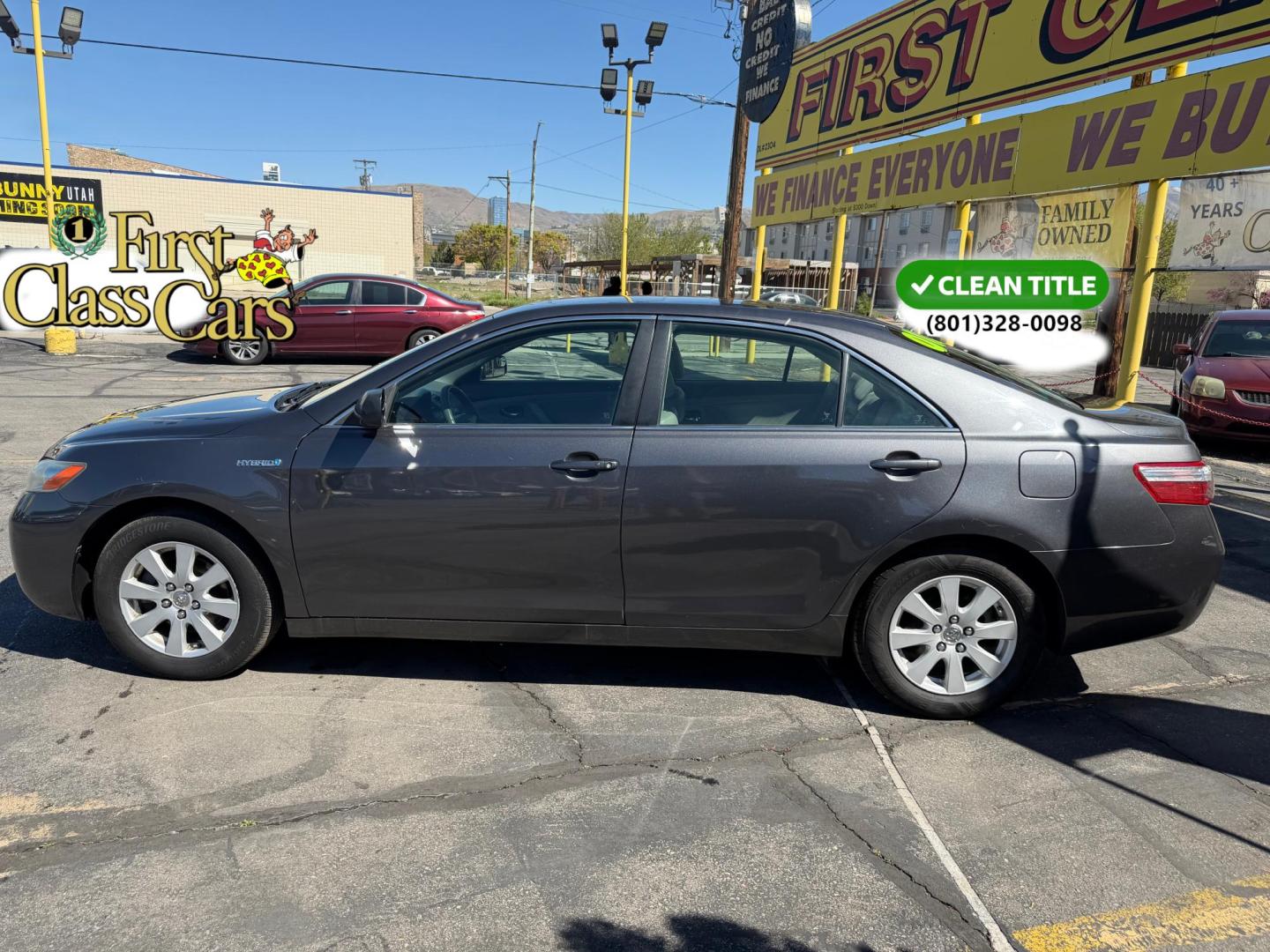 2007 Mineral Gray Metallic Toyota Camry Hybrid Sedan (4T1BB46K47U) with an 2.4L L4 DOHC 16V HYBRID engine, CVT transmission, located at 801 South State Street, Salt Lake City, UT, 84111, (801) 328-0098, 40.751953, -111.888206 - Clean title 2007 Toyota Camry Hybrid! Perfect Gas saver estimated 36–40 MPG City and highway around 34–38 MPG average is around 37 MPG!!! Only 2 previous owners on the Carfax. Really low miles for the year only 103,291 is really low for a 2007. This vehicle has been meticulously cared for and m - Photo#10