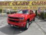 2016 Rallye Red /Black Chevrolet Silverado 1500 LT Crew Cab 4WD (3GCUKREC3GG) with an 5.3L V8 OHV 16V engine, 6A transmission, located at 801 South State Street, Salt Lake City, UT, 84111, (801) 328-0098, 40.751953, -111.888206 - Wow this one is Super Clean Carfax certified 1-owner. It is immaculate inside and out not a scratch on it. Excellent condition. This is a perfect truck for anyone looking for a clean affordable price range for a Silverado with the Offroad Z71 package. This truck has been checked out by a certified m - Photo#2