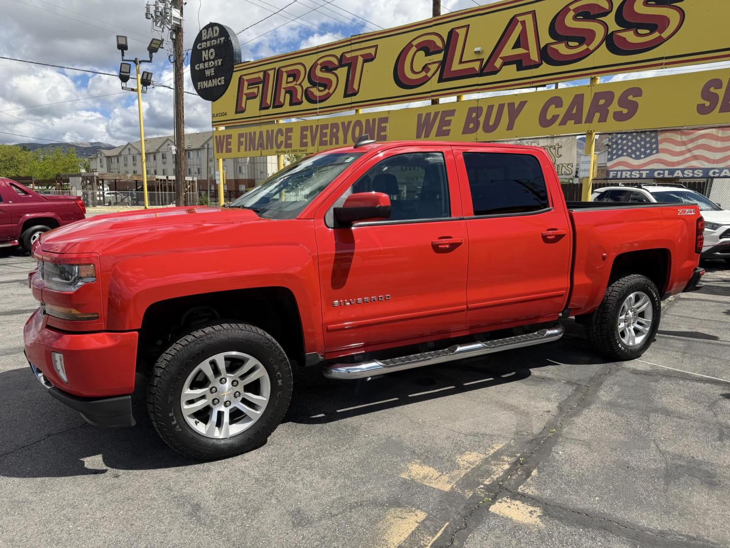 2016 Rallye Red /Black Chevrolet Silverado 1500 LT Crew Cab 4WD (3GCUKREC3GG) with an 5.3L V8 OHV 16V engine, 6A transmission, located at 801 South State Street, Salt Lake City, UT, 84111, (801) 328-0098, 40.751953, -111.888206 - Wow this one is Super Clean Carfax certified 1-owner. It is immaculate inside and out not a scratch on it. Excellent condition. This is a perfect truck for anyone looking for a clean affordable price range for a Silverado with the Offroad Z71 package. This truck has been checked out by a certified m - Photo#14