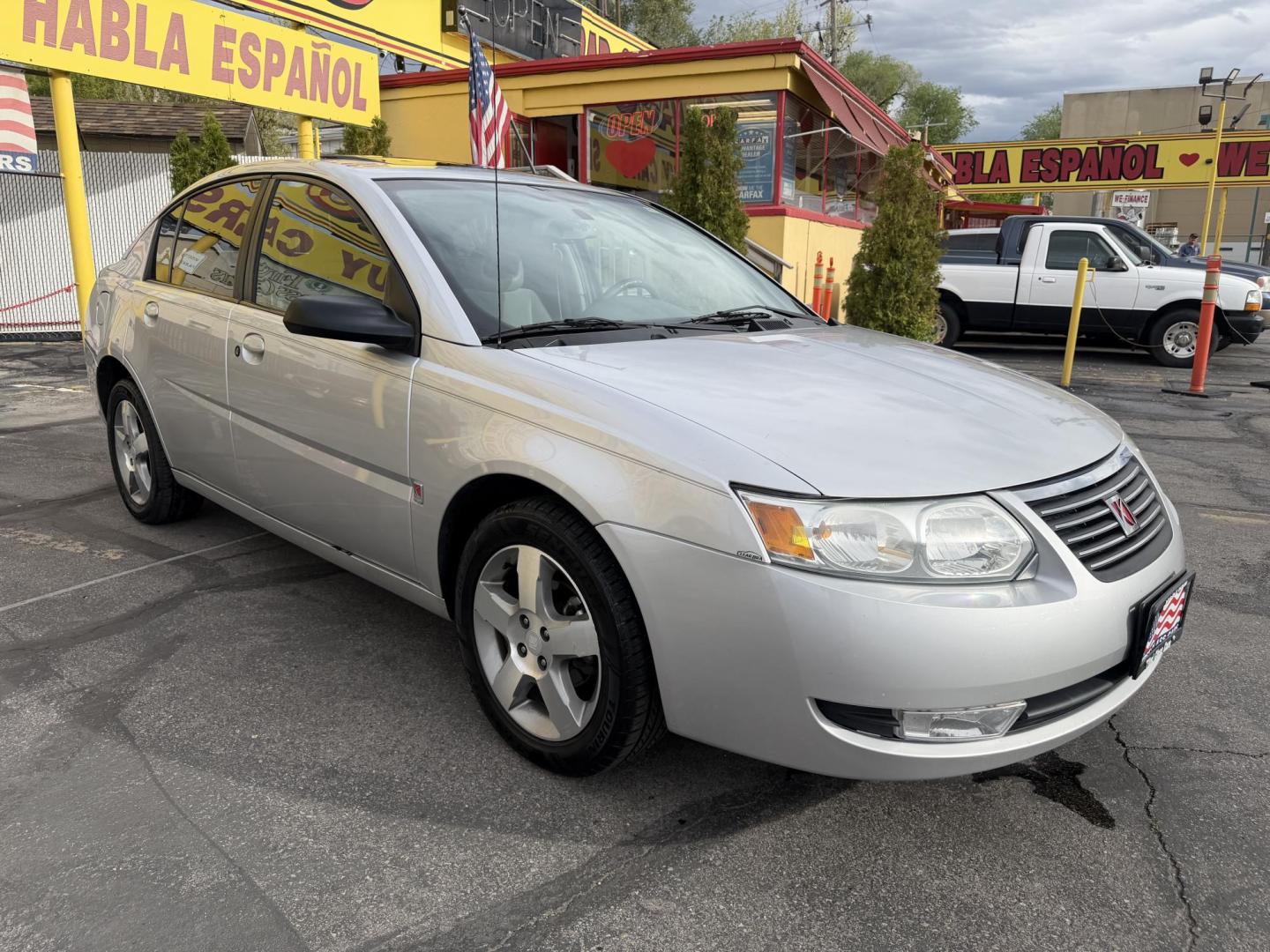 2007 Silver Sky Metallic /Gray Saturn ION 3 Sedan Automatic (1G8AL58B77Z) with an 2.4L L4 DOHC 16V engine, 4-Speed Automatic transmission, located at 801 South State Street, Salt Lake City, UT, 84111, (801) 328-0098, 40.751953, -111.888206 - Wow super low miles only 75,541 that is almost next to impossible to find on a 2007 these days. This was a 1-owner car that got traded in to a new car dealer the dealer that took it in on trade was reported as a new owner even though it wasn't because they issued the title in their name so really it - Photo#3