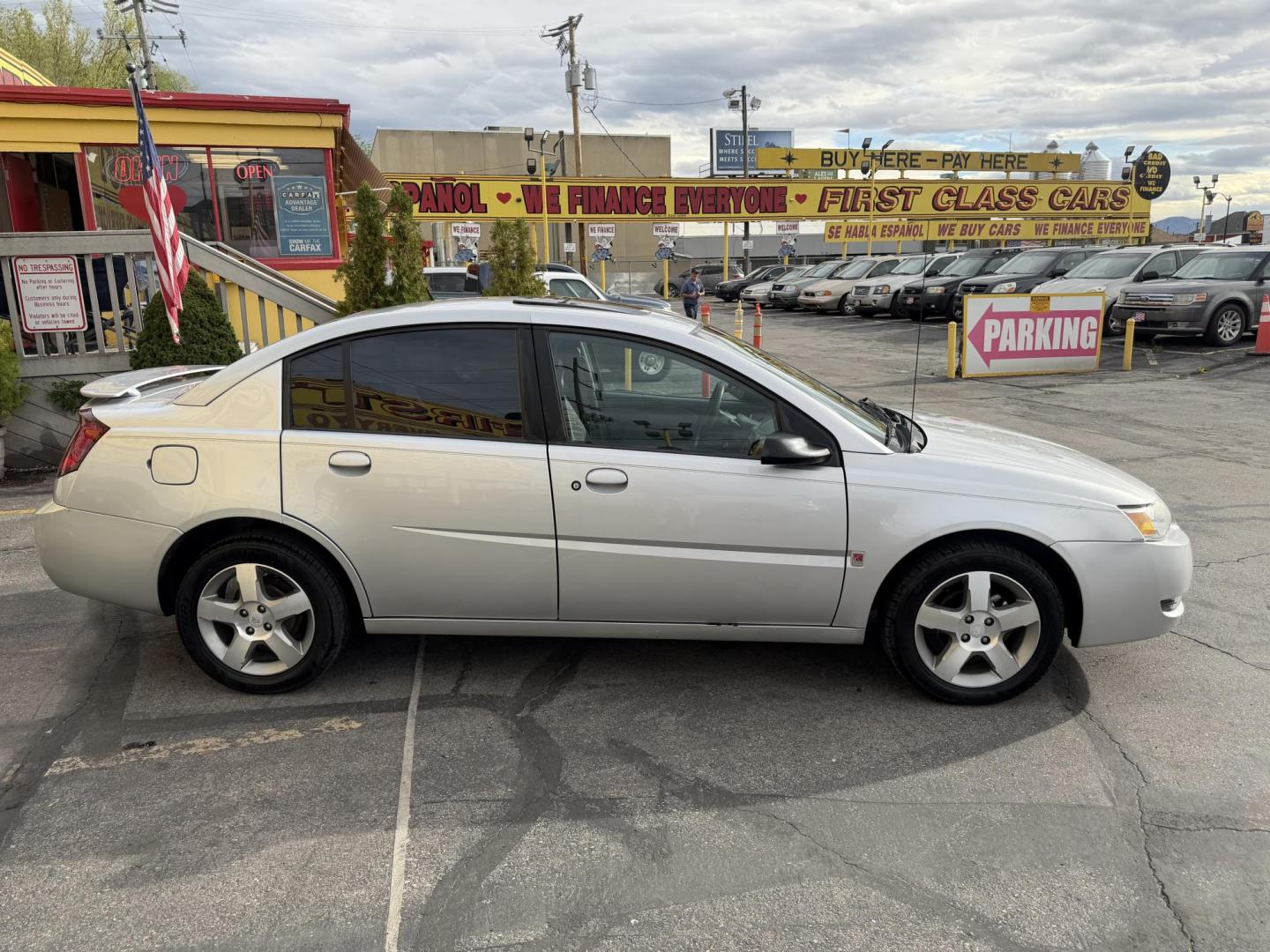 2007 Silver Sky Metallic /Gray Saturn ION 3 Sedan Automatic (1G8AL58B77Z) with an 2.4L L4 DOHC 16V engine, 4-Speed Automatic transmission, located at 801 South State Street, Salt Lake City, UT, 84111, (801) 328-0098, 40.751953, -111.888206 - Wow super low miles only 75,541 that is almost next to impossible to find on a 2007 these days. This was a 1-owner car that got traded in to a new car dealer the dealer that took it in on trade was reported as a new owner even though it wasn't because they issued the title in their name so really it - Photo#4