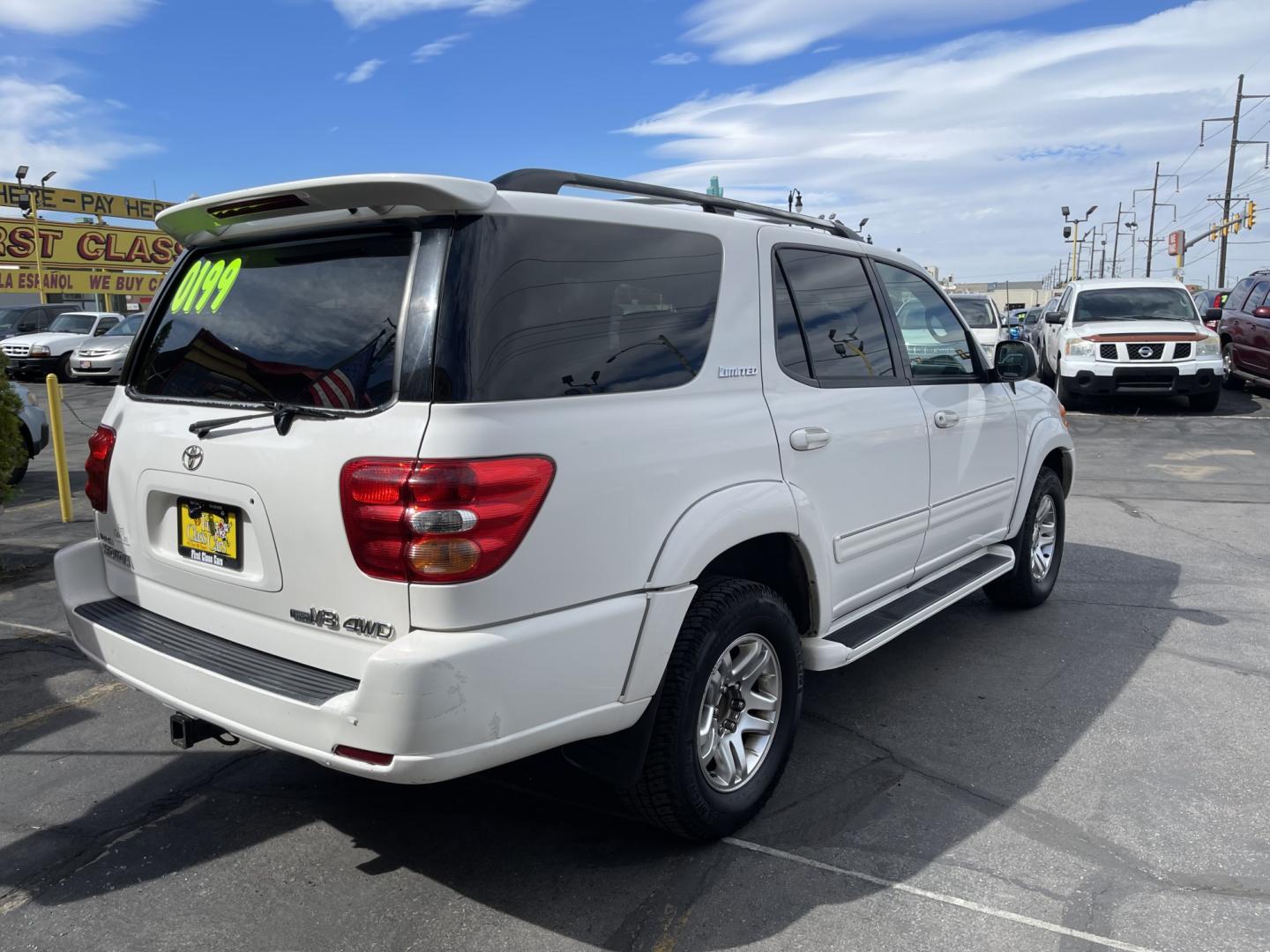 2004 Super White /Tan Toyota Sequoia Limited 4WD (5TDBT44A04S) with an 4.7L V8 DOHC 32V engine, 4-Speed Automatic Overdrive transmission, located at 801 South State Street, Salt Lake City, UT, 84111, (801) 328-0098, 40.751953, -111.888206 - Clean title! Nice 4x4 Sequoia in great condition for the year, make and miles. This Sequoia has been taken care of and maintained very well! Has passed inspections by our mechanic and approved for up to a 3 month up to 5 year warranty that covers every major part bumper to bumper. Features: Leather - Photo#5
