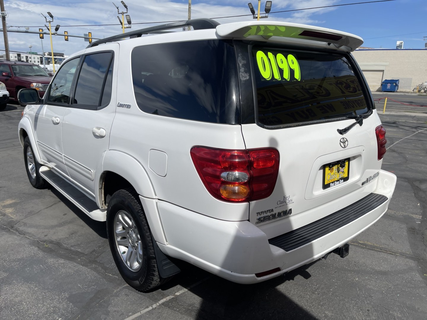 2004 Super White /Tan Toyota Sequoia Limited 4WD (5TDBT44A04S) with an 4.7L V8 DOHC 32V engine, 4-Speed Automatic Overdrive transmission, located at 801 South State Street, Salt Lake City, UT, 84111, (801) 328-0098, 40.751953, -111.888206 - Clean title! Nice 4x4 Sequoia in great condition for the year, make and miles. This Sequoia has been taken care of and maintained very well! Has passed inspections by our mechanic and approved for up to a 3 month up to 5 year warranty that covers every major part bumper to bumper. Features: Leather - Photo#7