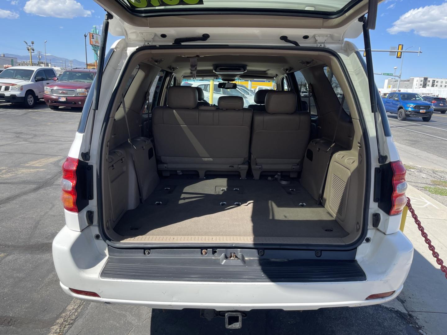 2004 Super White /Tan Toyota Sequoia Limited 4WD (5TDBT44A04S) with an 4.7L V8 DOHC 32V engine, 4-Speed Automatic Overdrive transmission, located at 801 South State Street, Salt Lake City, UT, 84111, (801) 328-0098, 40.751953, -111.888206 - Clean title! Nice 4x4 Sequoia in great condition for the year, make and miles. This Sequoia has been taken care of and maintained very well! Has passed inspections by our mechanic and approved for up to a 3 month up to 5 year warranty that covers every major part bumper to bumper. Features: Leather - Photo#24