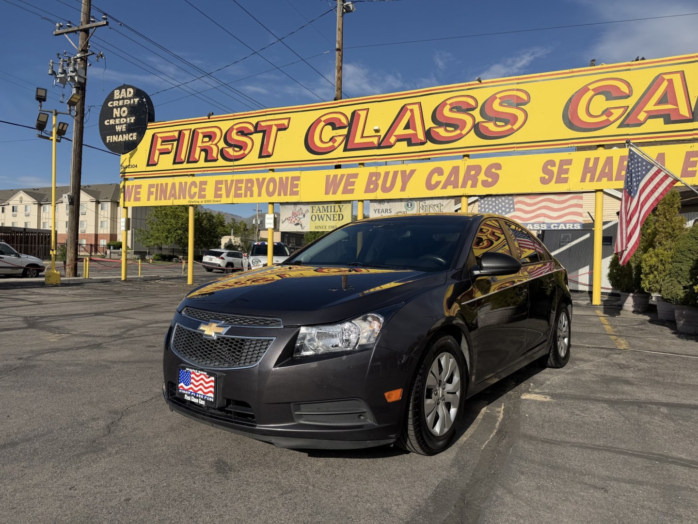 2014 Black /Black Chevrolet Cruze LS Auto (1G1PA5SG9E7) with an 1.8L L4 DOHC 16V engine, 6-Speed Automatic transmission, located at 801 South State Street, Salt Lake City, UT, 84111, (801) 328-0098, 40.751953, -111.888206 - Wow real nice Chevrolet Cruze hard to find with these low miles! Clean title! Great condition this one is a must see for anyone looking for a clean Chevrolet Cruze. Has been meticulously maintained and cared for Carfax shows all the regular service was done and maintained very well! Has passed all i - Photo#1