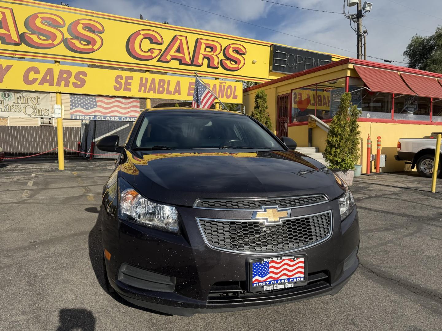 2014 Black /Black Chevrolet Cruze LS Auto (1G1PA5SG9E7) with an 1.8L L4 DOHC 16V engine, 6-Speed Automatic transmission, located at 801 South State Street, Salt Lake City, UT, 84111, (801) 328-0098, 40.751953, -111.888206 - Wow real nice Chevrolet Cruze hard to find with these low miles! Clean title! Great condition this one is a must see for anyone looking for a clean Chevrolet Cruze. Has been meticulously maintained and cared for Carfax shows all the regular service was done and maintained very well! Has passed all i - Photo#3