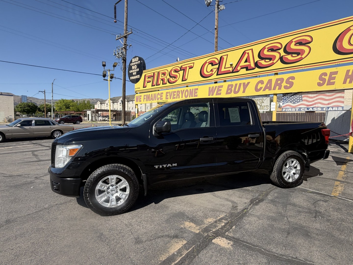 2017 Black /Black Nissan Titan S Crew Cab 4WD (1N6AA1EJ4HN) with an 5.6L V8 DOHC 32V engine, 6A transmission, located at 801 South State Street, Salt Lake City, UT, 84111, (801) 328-0098, 40.751953, -111.888206 - Clean title! Only 2 previous owners reported on the Carfax history report! This is a must see for anyone looking for a nice truck! Approved for up to a 5 year extended warranty! Come in today or call 801-328-0098 to schedule an appointment to take a look at it! Features: 4WD/AWD, ABS Brakes, Air C - Photo#17