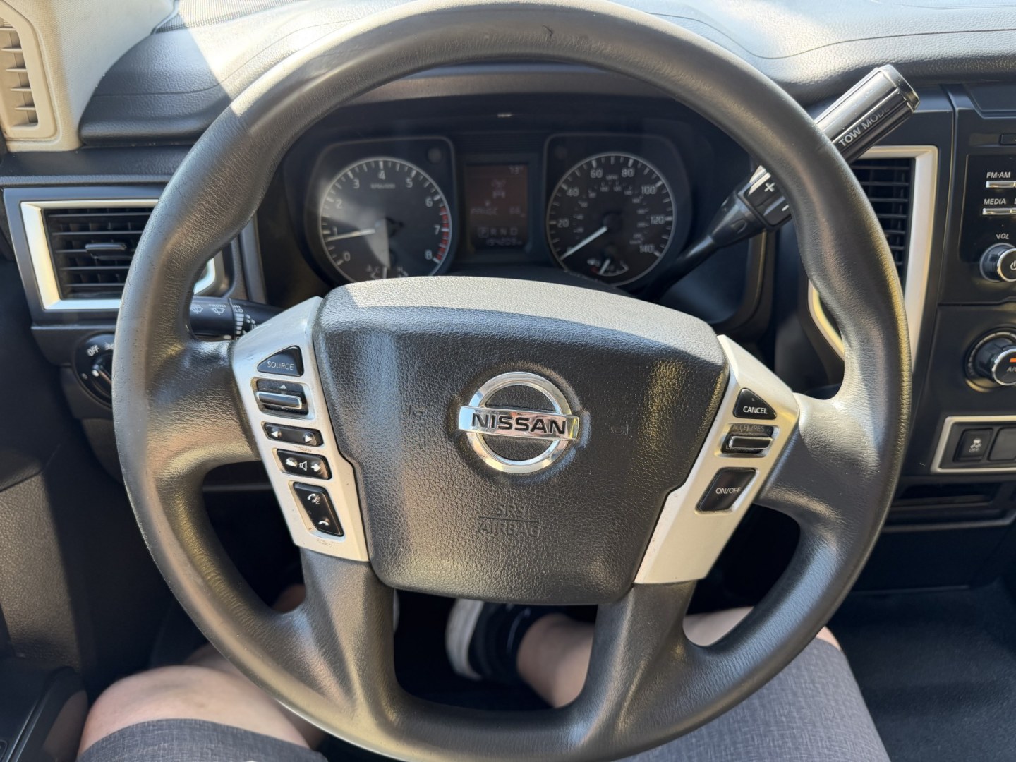 2017 Black /Black Nissan Titan S Crew Cab 4WD (1N6AA1EJ4HN) with an 5.6L V8 DOHC 32V engine, 6A transmission, located at 801 South State Street, Salt Lake City, UT, 84111, (801) 328-0098, 40.751953, -111.888206 - Clean title! Only 2 previous owners reported on the Carfax history report! This is a must see for anyone looking for a nice truck! Approved for up to a 5 year extended warranty! Come in today or call 801-328-0098 to schedule an appointment to take a look at it! Features: 4WD/AWD, ABS Brakes, Air C - Photo#28