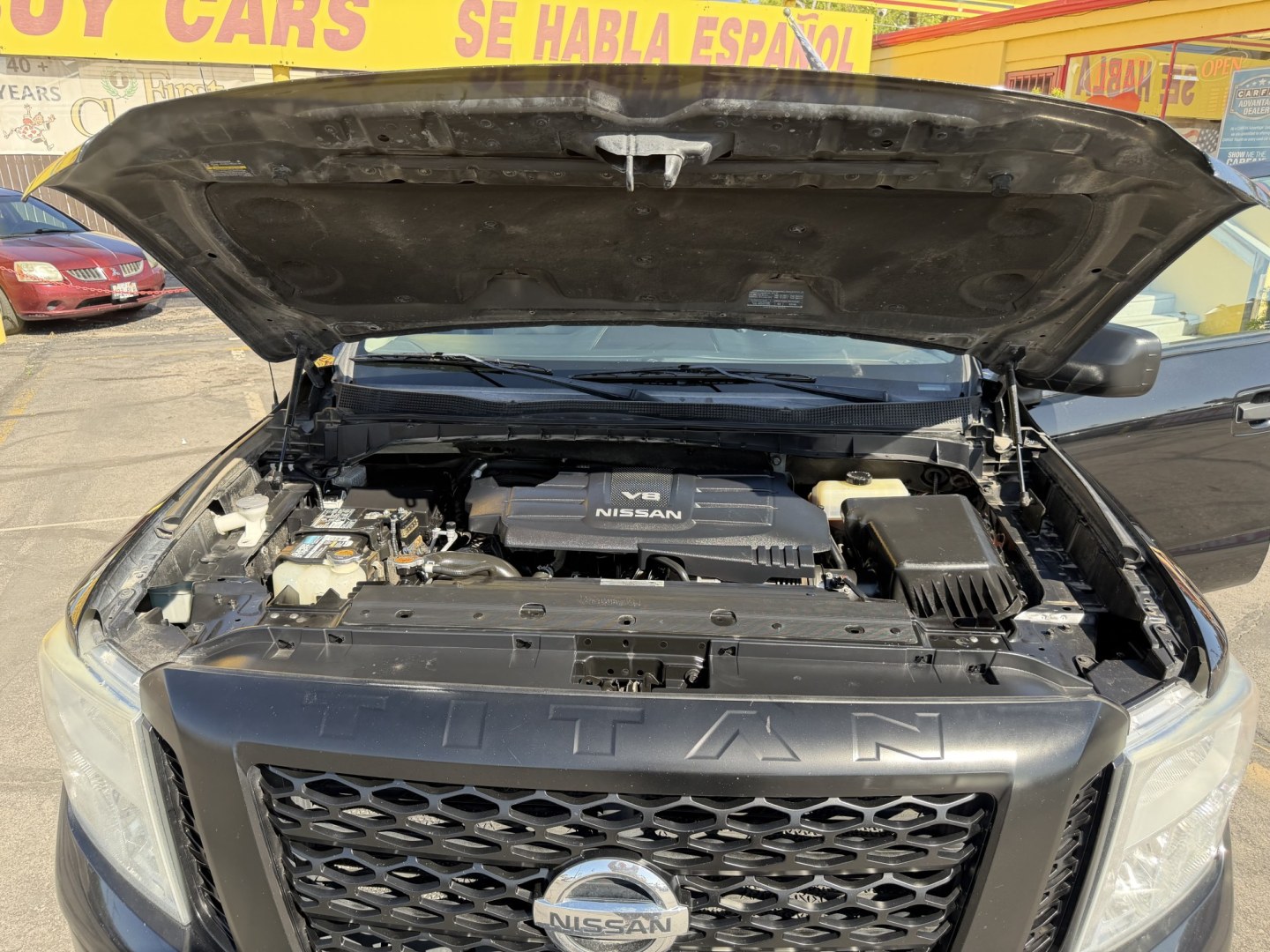 2017 Black /Black Nissan Titan S Crew Cab 4WD (1N6AA1EJ4HN) with an 5.6L V8 DOHC 32V engine, 6A transmission, located at 801 South State Street, Salt Lake City, UT, 84111, (801) 328-0098, 40.751953, -111.888206 - Clean title! Only 2 previous owners reported on the Carfax history report! This is a must see for anyone looking for a nice truck! Approved for up to a 5 year extended warranty! Come in today or call 801-328-0098 to schedule an appointment to take a look at it! Features: 4WD/AWD, ABS Brakes, Air C - Photo#32