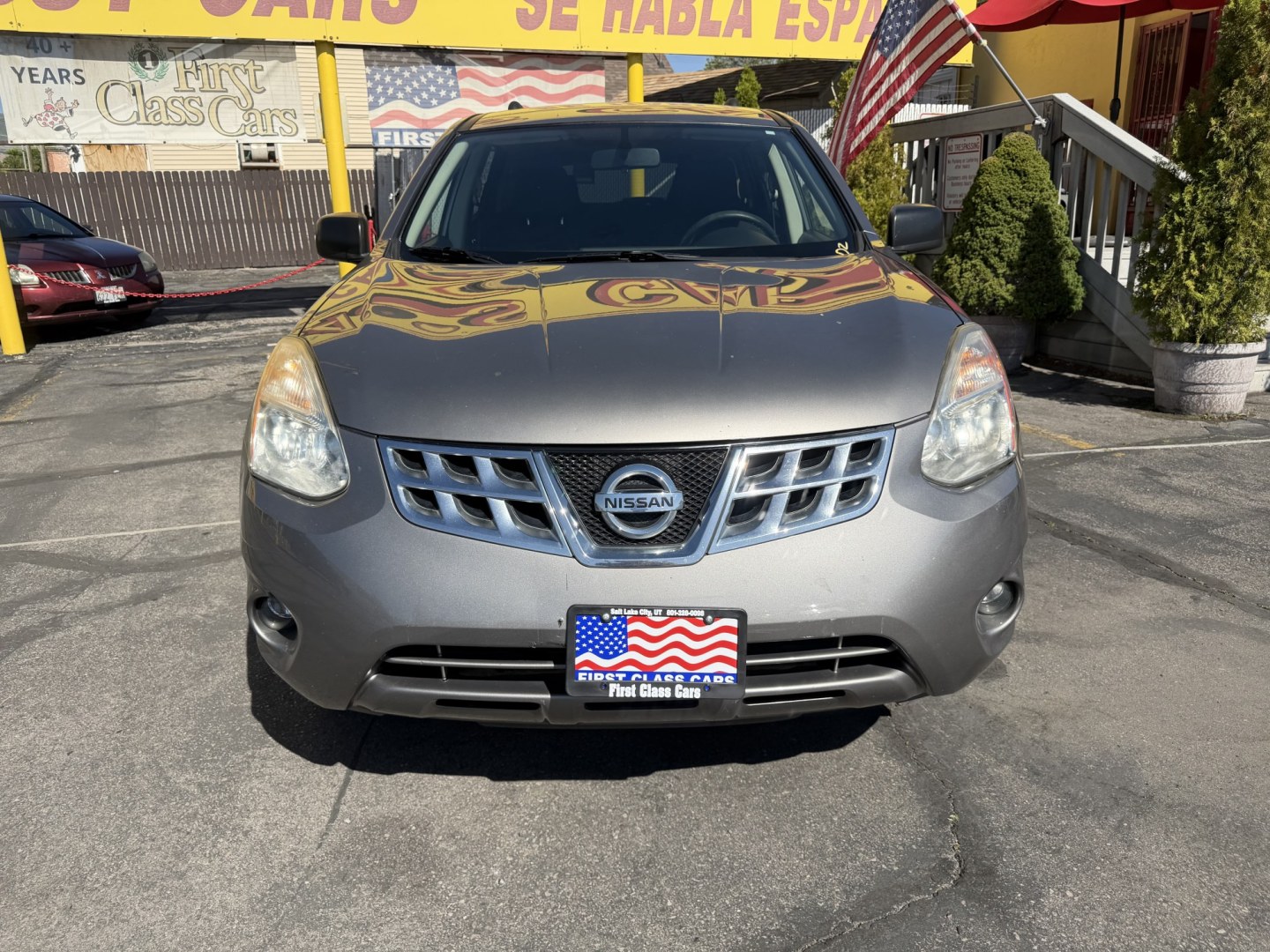 2012 Naples Gold Metallic /Black Nissan Rogue S AWD (JN8AS5MV8CW) with an 2.5L L4 DOHC 16V engine, Continuously Variable Transmission transmission, located at 801 South State Street, Salt Lake City, UT, 84111, (801) 328-0098, 40.751953, -111.888206 - Clean title! No accidents on Carfax! SUV has been maintained Carfax shows regular service and oil changes were done. Approved for up to a 5 year warranty that can be added. Passed all mechanical certifications and inspections and has been approved for an extended warranty. Features: 4WD/AWD, ABS B - Photo#1