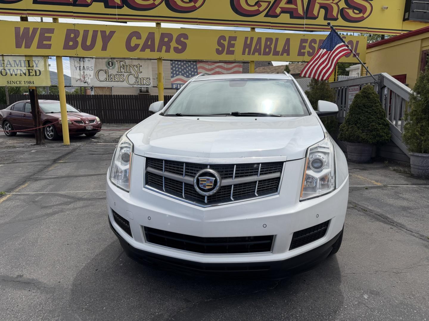 2012 Artic White /Tan Cadillac SRX Luxury (3GYFNAE37CS) with an 3.6L V6 DOHC 24V FFV engine, 6-Speed Automatic transmission, located at 801 South State Street, Salt Lake City, UT, 84111, (801) 328-0098, 40.751953, -111.888206 - Clean title! Hard to find! In great shape has passed all inspections and emissions and approved for up to a 5 year warranty that can be added onto the vehicle! Nice Cadillac in excellent condition for the year, make and miles. This is a must see for anyone looking for a clean Cadillac! Call 801-328- - Photo#1