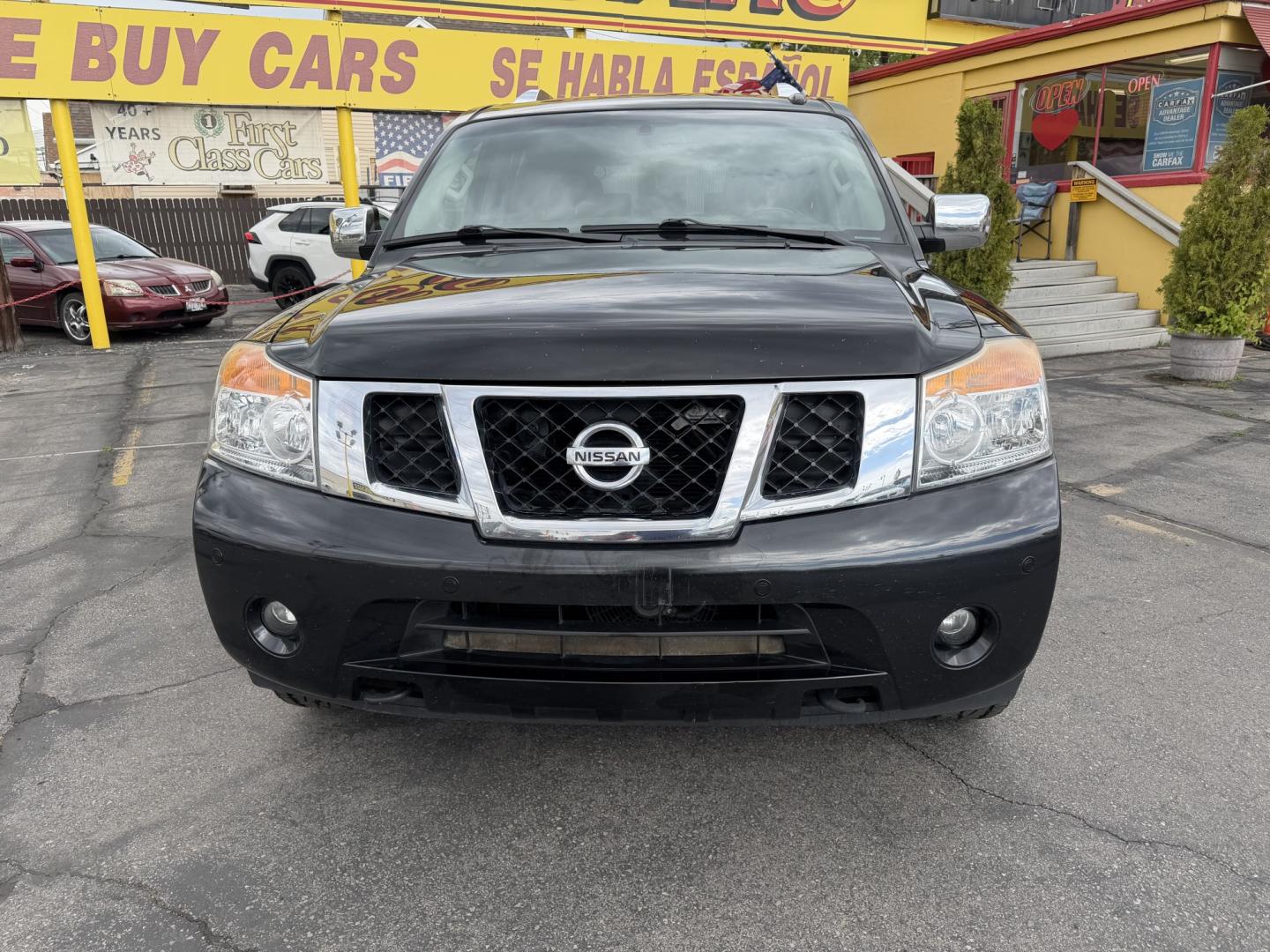 2015 Black /Black Nissan Armada SL 4WD (5N1BA0NC3FN) with an 5.6L V8 DOHC 32V FFV engine, 5-Speed Automatic transmission, located at 801 South State Street, Salt Lake City, UT, 84111, (801) 328-0098, 40.751953, -111.888206 - Immaculate inside and out! Super Clean! Clean Title no accidents! Must see for anyone looking for a clean Armada with 4x4. Approved for up to a 5 year warranty that can be added onto the vehicle at time of sale. Passed all emissions and has been inspected by a certified mechanic and approved for up - Photo#2