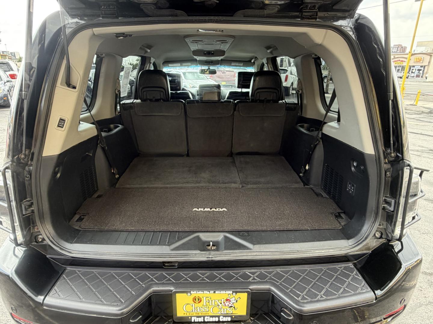 2015 Black /Black Nissan Armada SL 4WD (5N1BA0NC3FN) with an 5.6L V8 DOHC 32V FFV engine, 5-Speed Automatic transmission, located at 801 South State Street, Salt Lake City, UT, 84111, (801) 328-0098, 40.751953, -111.888206 - Immaculate inside and out! Super Clean! Clean Title no accidents! Must see for anyone looking for a clean Armada with 4x4. Approved for up to a 5 year warranty that can be added onto the vehicle at time of sale. Passed all emissions and has been inspected by a certified mechanic and approved for up - Photo#30
