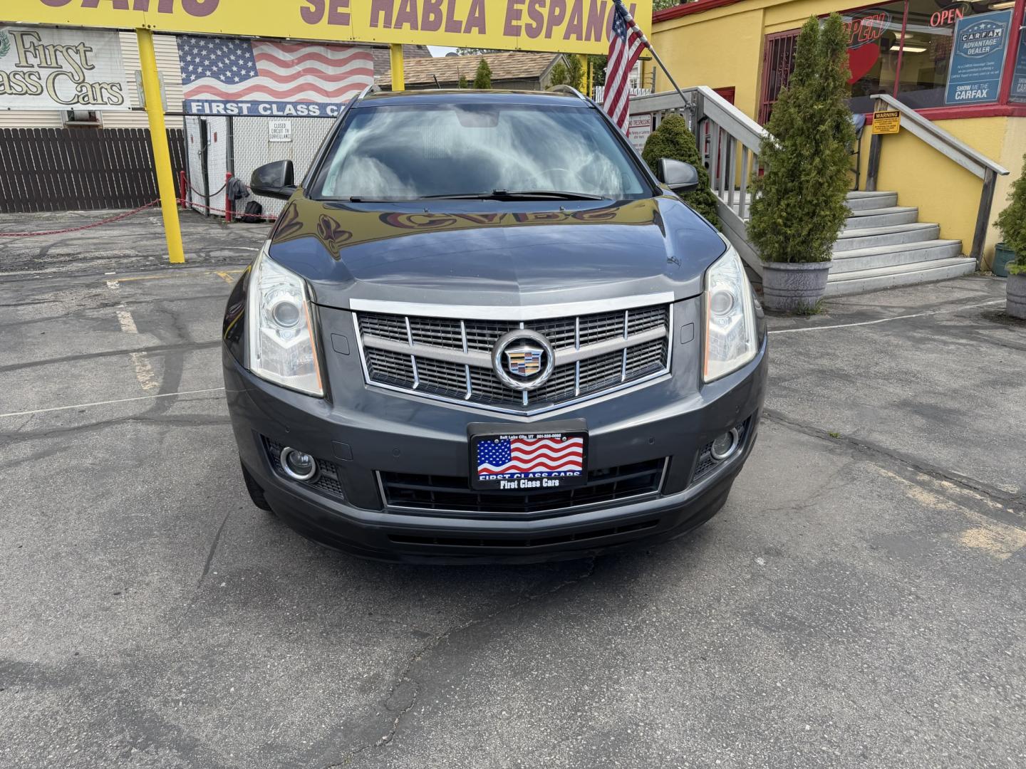 2012 Sterling Gray Metallic /Black Cadillac SRX Premium (3GYFNCE38CS) with an 3.6L V6 DOHC 24V FFV engine, 6-Speed Automatic transmission, located at 801 South State Street, Salt Lake City, UT, 84111, (801) 328-0098, 40.751953, -111.888206 - Clean Title! Clean Carfax! Carfax shows no accidents and regular service was performed and maintained. Beautiful 2012 Cadillac SRX Premium loaded with luxury options and comfort features! Great luxury SUV for commuting, road trips, or winter driving with plenty of space and premium styling. Passed a - Photo#1