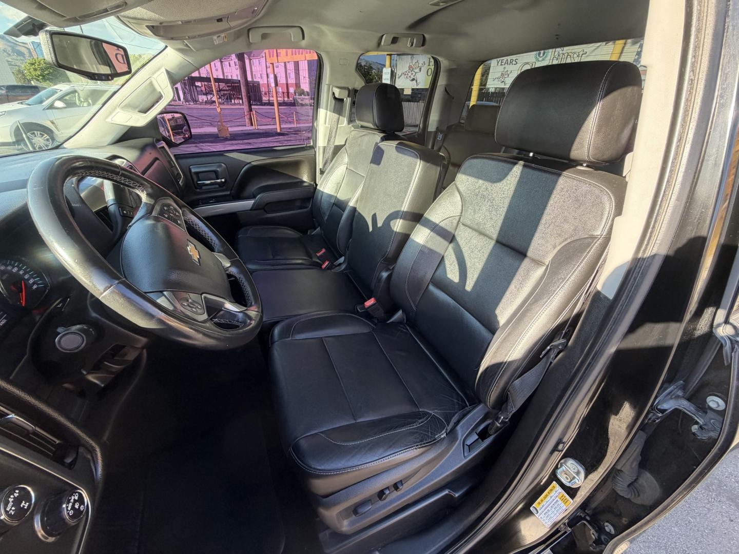 2017 Black /Black Chevrolet Silverado 1500 Z71 LT Double Cab 4WD (1GCVKREC2HZ) with an 5.3L V8 OHV 16V engine, 6A transmission, located at 801 South State Street, Salt Lake City, UT, 84111, (801) 328-0098, 40.751953, -111.888206 - Seats up to 6 People! Folding Armrest! Clean Title! Clean Carfax! Carfax shows no accidents and only 2 previous owners. This truck was a new car dealer trade-in and has been regularly serviced and maintained. Absolutely immaculate 2017 Chevrolet Silverado 1500 LT with the highly desirable Z71 Packag - Photo#33
