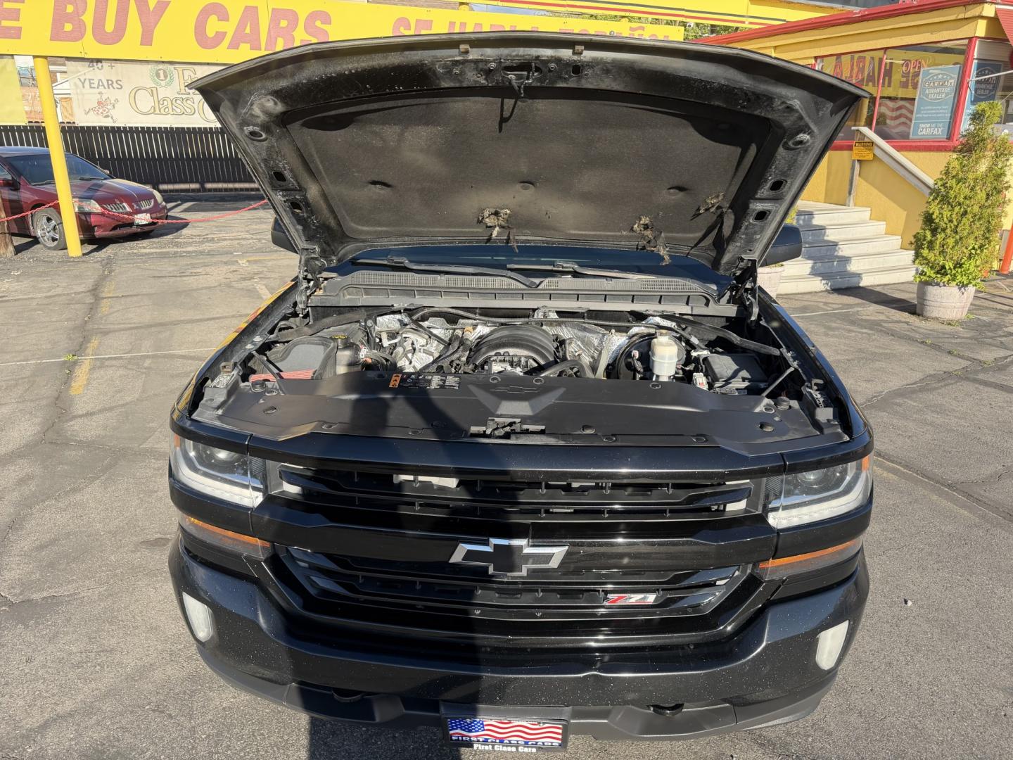 2017 Black /Black Chevrolet Silverado 1500 Z71 LT Double Cab 4WD (1GCVKREC2HZ) with an 5.3L V8 OHV 16V engine, 6A transmission, located at 801 South State Street, Salt Lake City, UT, 84111, (801) 328-0098, 40.751953, -111.888206 - Seats up to 6 People! Folding Armrest! Clean Title! Clean Carfax! Carfax shows no accidents and only 2 previous owners. This truck was a new car dealer trade-in and has been regularly serviced and maintained. Absolutely immaculate 2017 Chevrolet Silverado 1500 LT with the highly desirable Z71 Packag - Photo#36