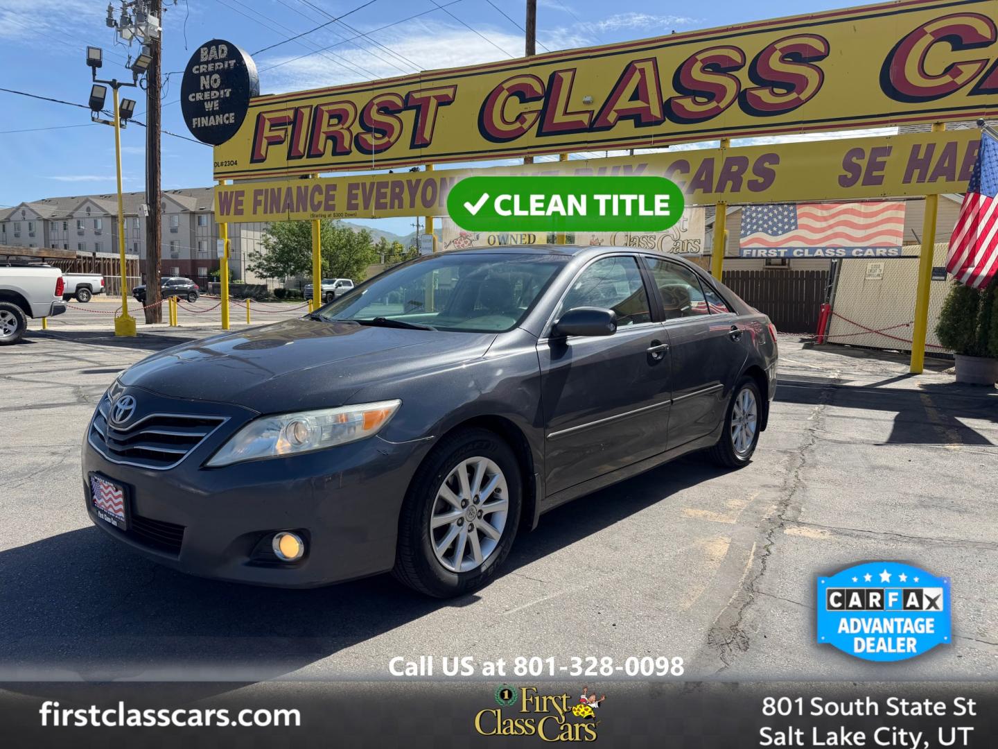 2011 Platinum Gray Metallic /Gray Toyota Camry LE V6 6-Spd AT (4T1BK3EK6BU) with an 3.5L V6 DOHC 24V engine, 6-Speed Automatic transmission, located at 801 South State Street, Salt Lake City, UT, 84111, (801) 328-0098, 40.751953, -111.888206 - Looking for a reliable, comfortable, and fuel-efficient sedan? This 2011 Toyota Camry is an excellent choice! Known for its legendary Toyota dependability, smooth ride, and low cost of ownership, the Camry remains one of the most sought-after sedans on the road today. This Camry comes loaded with p - Photo#0