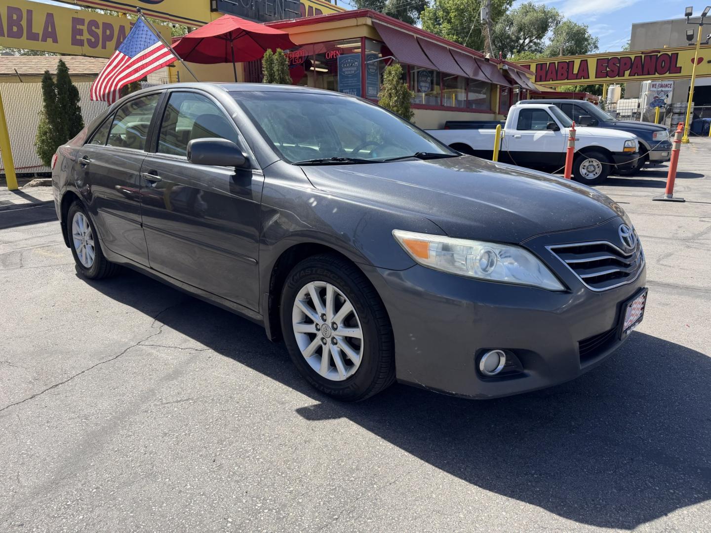 2011 Platinum Gray Metallic /Gray Toyota Camry LE V6 6-Spd AT (4T1BK3EK6BU) with an 3.5L V6 DOHC 24V engine, 6-Speed Automatic transmission, located at 801 South State Street, Salt Lake City, UT, 84111, (801) 328-0098, 40.751953, -111.888206 - Looking for a reliable, comfortable, and fuel-efficient sedan? This 2011 Toyota Camry is an excellent choice! Known for its legendary Toyota dependability, smooth ride, and low cost of ownership, the Camry remains one of the most sought-after sedans on the road today. This Camry comes loaded with p - Photo#2