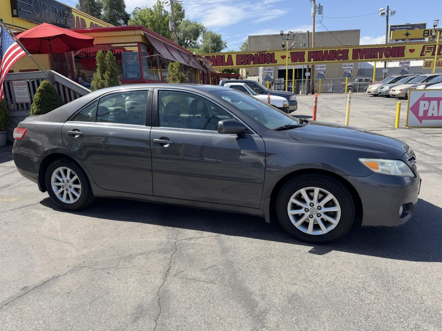2011 Platinum Gray Metallic /Gray Toyota Camry LE V6 6-Spd AT (4T1BK3EK6BU) with an 3.5L V6 DOHC 24V engine, 6-Speed Automatic transmission, located at 801 South State Street, Salt Lake City, UT, 84111, (801) 328-0098, 40.751953, -111.888206 - Looking for a reliable, comfortable, and fuel-efficient sedan? This 2011 Toyota Camry is an excellent choice! Known for its legendary Toyota dependability, smooth ride, and low cost of ownership, the Camry remains one of the most sought-after sedans on the road today. This Camry comes loaded with p - Photo#3