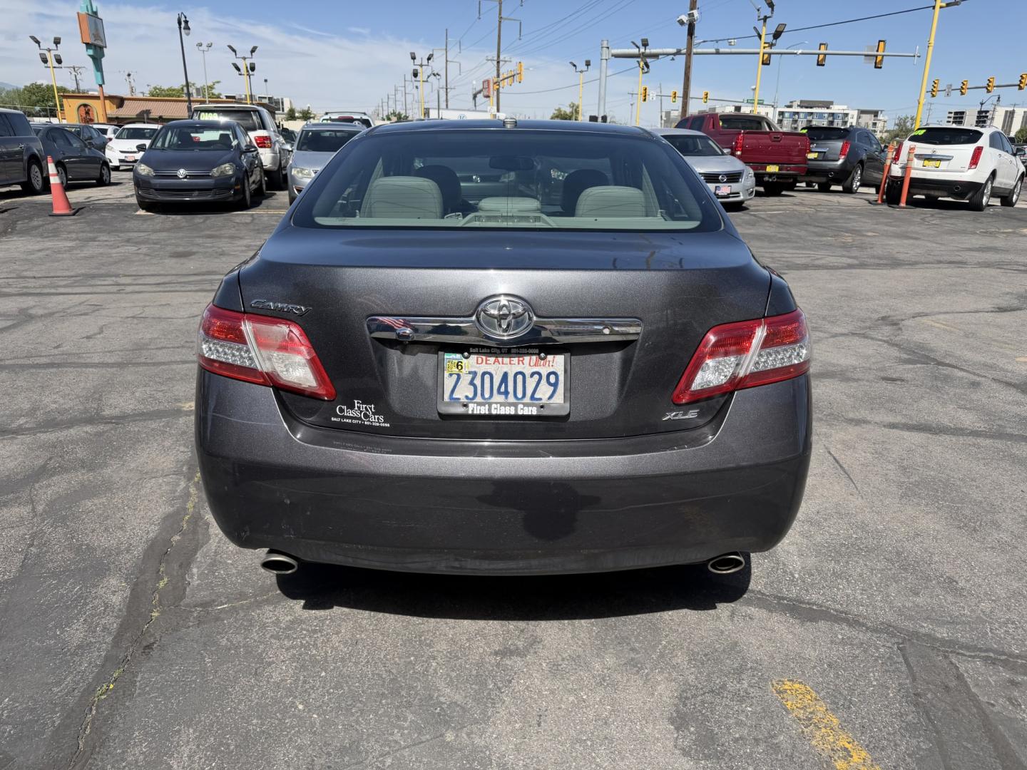 2011 Platinum Gray Metallic /Gray Toyota Camry LE V6 6-Spd AT (4T1BK3EK6BU) with an 3.5L V6 DOHC 24V engine, 6-Speed Automatic transmission, located at 801 South State Street, Salt Lake City, UT, 84111, (801) 328-0098, 40.751953, -111.888206 - Looking for a reliable, comfortable, and fuel-efficient sedan? This 2011 Toyota Camry is an excellent choice! Known for its legendary Toyota dependability, smooth ride, and low cost of ownership, the Camry remains one of the most sought-after sedans on the road today. This Camry comes loaded with p - Photo#6