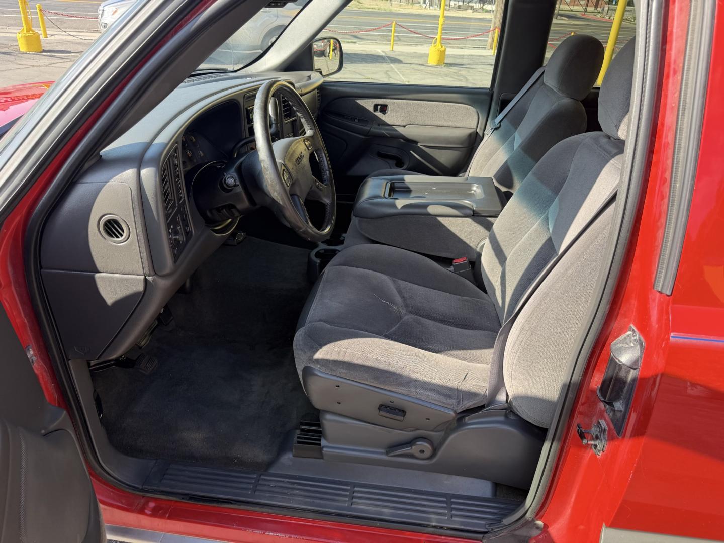 2003 Flame Red /Gray GMC Sierra 1500 Ext. Cab Long Bed 4WD (2GTEK19T031) with an 5.3L V8 OHV 16V engine, 4A OD transmission, located at 801 South State Street, Salt Lake City, UT, 84111, (801) 328-0098, 40.751953, -111.888206 - Clean title! Clean Carfax history report!!! Carfax shows no accidents vehicle has been meticulously maintained and had regular service according to Carfax!!! Approved for up to a 5 year warranty that can be added on to the vehicle you can get anywhere from a 3 month up to a 5 year warranty!!! Featu- Photo#12