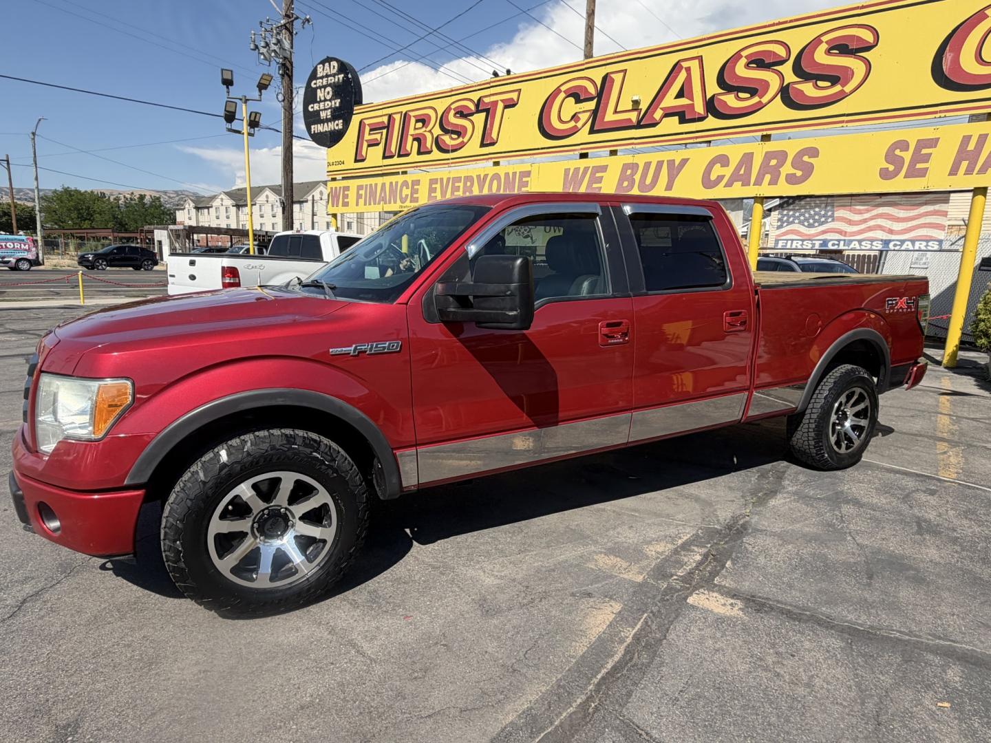 2010 Flame Red /Black Ford F-150 Lariat SuperCrew 5.5-ft. Bed 4WD (1FTFW1EV4AF) with an 5.4L V8 SOHC 24V FFV engine, 4A transmission, located at 801 South State Street, Salt Lake City, UT, 84111, (801) 328-0098, 40.751953, -111.888206 - FX4 package and 4x4. Great condition! Clean title! Low miles for the year! This truck has been regularly serviced and maintained and cared for runs and drives great!!!! Approved for up to a 5 year bumper to bumper warranty that can be added onto the vehicle. Features: 4WD/AWD, ABS Brakes, Air Cond- Photo#10