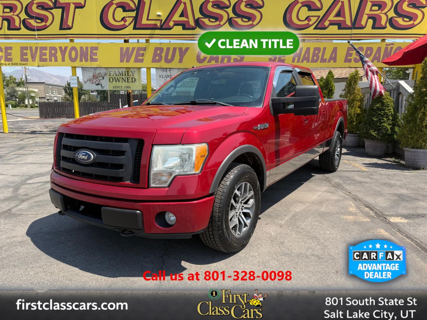 2010 Flame Red /Black Ford F-150 Lariat SuperCrew 5.5-ft. Bed 4WD (1FTFW1EV4AF) with an 5.4L V8 SOHC 24V FFV engine, 4A transmission, located at 801 South State Street, Salt Lake City, UT, 84111, (801) 328-0098, 40.751953, -111.888206 - FX4 package and 4x4. Great condition! Clean title! Low miles for the year! This truck has been regularly serviced and maintained and cared for runs and drives great!!!! Approved for up to a 5 year bumper to bumper warranty that can be added onto the vehicle. Features: 4WD/AWD, ABS Brakes, Air Cond- Photo#0