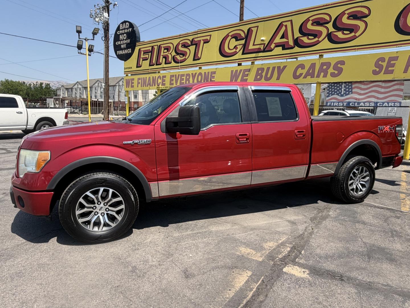 2010 Flame Red /Black Ford F-150 Lariat SuperCrew 5.5-ft. Bed 4WD (1FTFW1EV4AF) with an 5.4L V8 SOHC 24V FFV engine, 4A transmission, located at 801 South State Street, Salt Lake City, UT, 84111, (801) 328-0098, 40.751953, -111.888206 - FX4 package and 4x4. Great condition! Clean title! Low miles for the year! This truck has been regularly serviced and maintained and cared for runs and drives great!!!! Approved for up to a 5 year bumper to bumper warranty that can be added onto the vehicle. Features: 4WD/AWD, ABS Brakes, Air Cond- Photo#9
