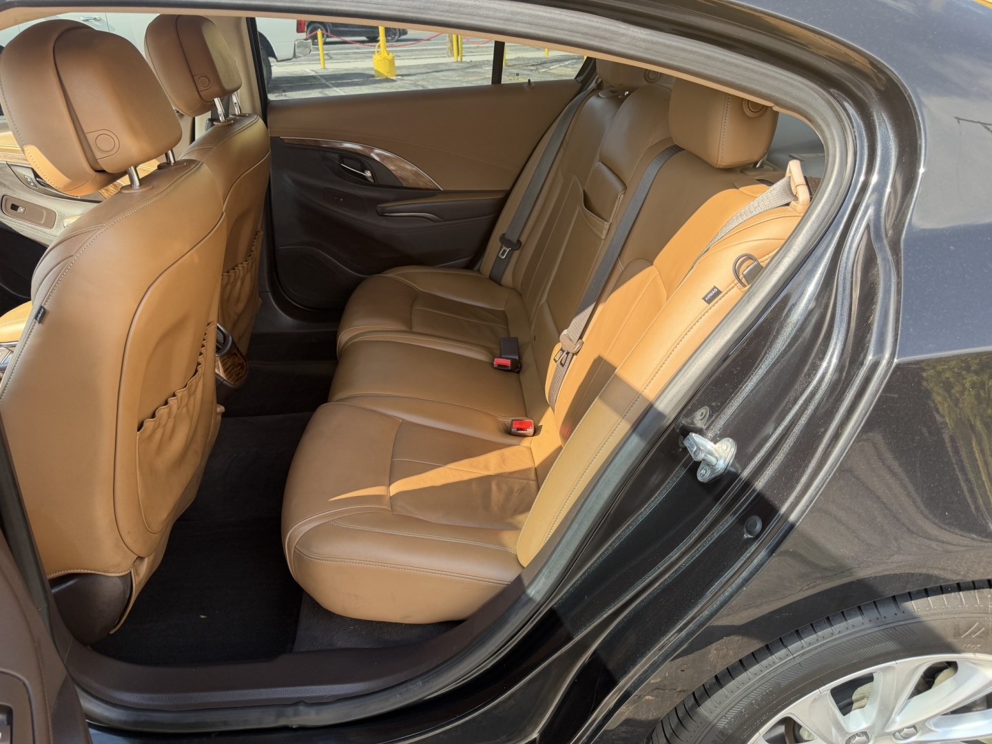 2014 Black /Brown Buick LaCrosse Leather Package (1G4GB5G37EF) with an 3.6L V6 DOHC 24V FFV engine, 6-Speed Automatic transmission, located at 801 South State Street, Salt Lake City, UT, 84111, (801) 328-0098, 40.751953, -111.888206 - Wow immaculate condition inside and out! This is a must see! Low miles only 96,652 that is very low for the year! Come in today and see for yourself how nice this Buick Lacrosse is! Approved for up to a 5 year warranty and passed all inspections! Clean title! Features: Leather-appointed seating,- Photo#11