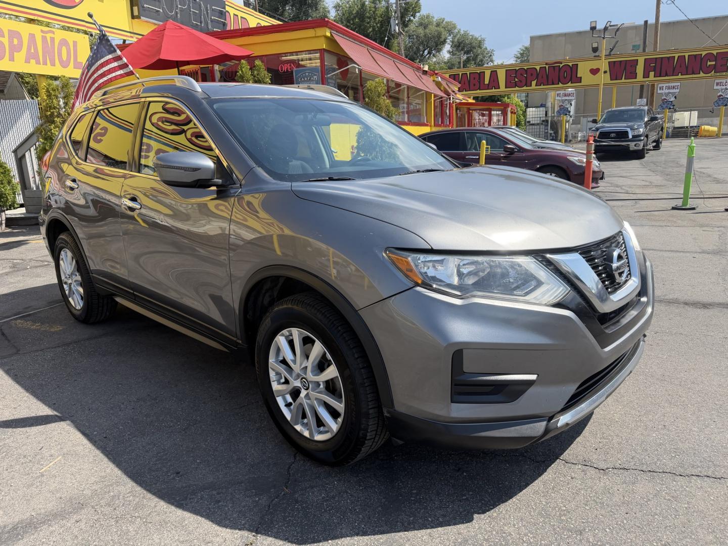 2017 Platinum Gray Metallic /Black Nissan Rogue S AWD (KNMAT2MV2HP) with an 2.5L L4 DOHC 16V engine, CVT transmission, located at 801 South State Street, Salt Lake City, UT, 84111, (801) 328-0098, 40.751953, -111.888206 - Clean title! Excellent condition inside and out! Perfect AWD SUV for all year around! Good gas mileage suv City: 25 MPG Highway: 32 MPG Combined Average: 27 MPG. Approved for up to a 5 year warranty and passed all inspections already! Features: A/C, Dual-Zone Automatic Climate Control, Cruise Cont- Photo#3