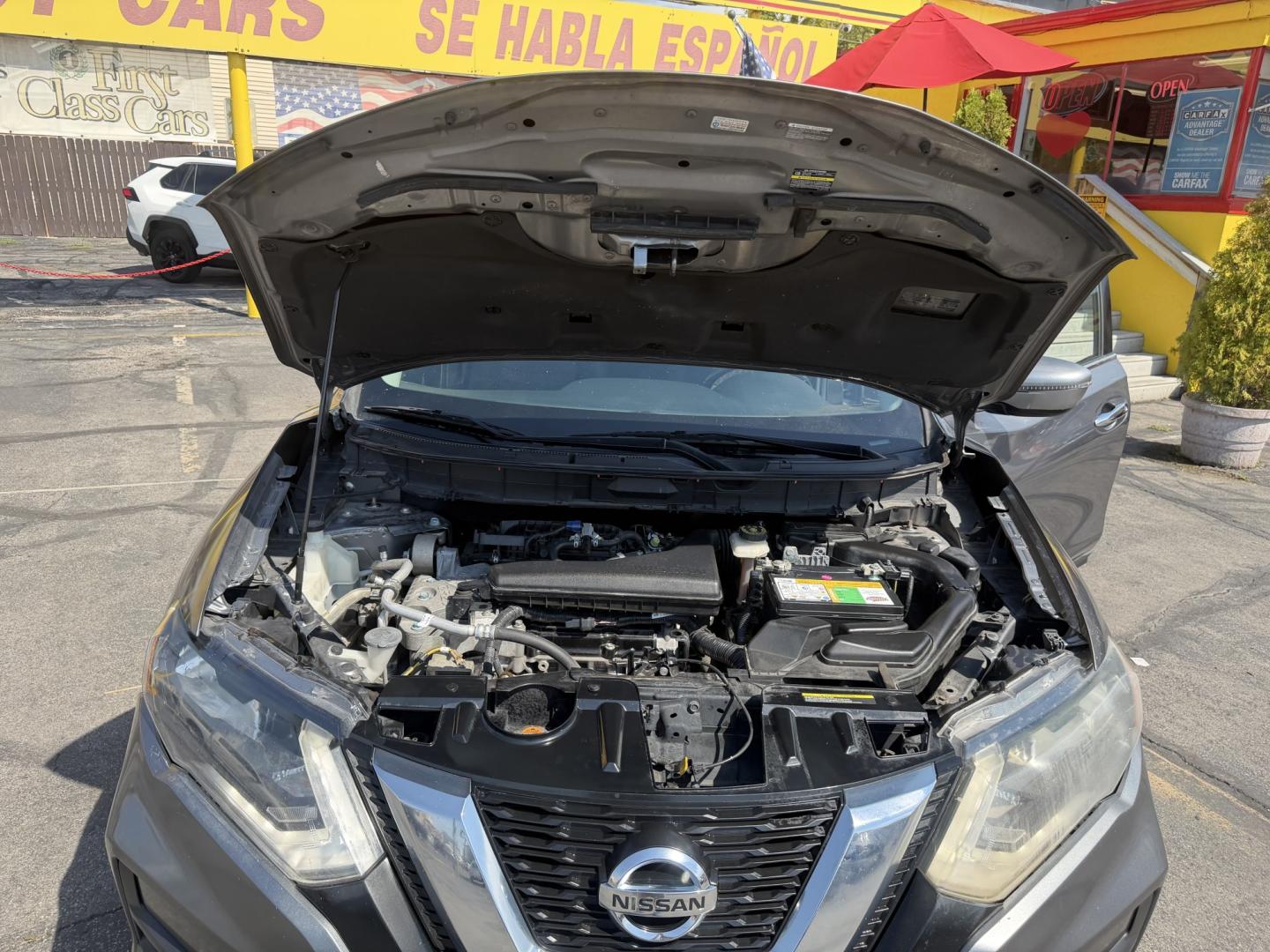 2017 Platinum Gray Metallic /Black Nissan Rogue S AWD (KNMAT2MV2HP) with an 2.5L L4 DOHC 16V engine, CVT transmission, located at 801 South State Street, Salt Lake City, UT, 84111, (801) 328-0098, 40.751953, -111.888206 - Clean title! Excellent condition inside and out! Perfect AWD SUV for all year around! Good gas mileage suv City: 25 MPG Highway: 32 MPG Combined Average: 27 MPG. Approved for up to a 5 year warranty and passed all inspections already! Features: A/C, Dual-Zone Automatic Climate Control, Cruise Cont- Photo#23