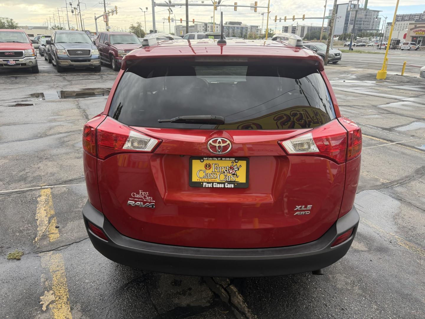 2013 Flame Red /BLACK Toyota RAV4 XLE AWD (2T3RFREV9DW) with an 2.5L L4 DOHC 16V engine, 6A transmission, located at 801 South State Street, Salt Lake City, UT, 84111, (801) 328-0098, 40.751953, -111.888206 - Clean title! Immaculate condition inside and out! Carfax shows no accidents this suv has been meticulously maintained and cared for and had regular oil changes and service performed over 35 service records reported to Carfax that show regular maintenance. Approved for up to a 5 year warranty that co- Photo#8