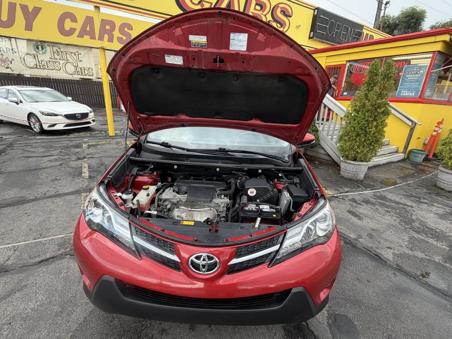 2013 Flame Red /BLACK Toyota RAV4 XLE AWD (2T3RFREV9DW) with an 2.5L L4 DOHC 16V engine, 6A transmission, located at 801 South State Street, Salt Lake City, UT, 84111, (801) 328-0098, 40.751953, -111.888206 - Clean title! Immaculate condition inside and out! Carfax shows no accidents this suv has been meticulously maintained and cared for and had regular oil changes and service performed over 35 service records reported to Carfax that show regular maintenance. Approved for up to a 5 year warranty that co- Photo#30