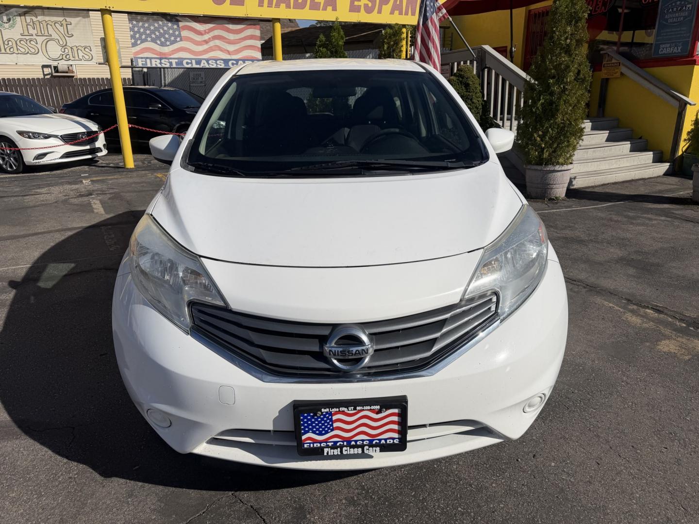 2016 Super White II /Black Nissan Versa Note S (3N1CE2CP4GL) with an 1.6L L4 DOHC 16V engine, 5M transmission, located at 801 South State Street, Salt Lake City, UT, 84111, (801) 328-0098, 40.751953, -111.888206 - Clean title! Low Miles! Great gas saver 35 MPG!!! Approved for up to a 5 year warranty that can be purchased at time of sale! Passed all mechanical inspections. Clean Carfax report only 2 previous owners on Carfax! Features: ABS Brakes, Air Conditioning, AM/FM Stereo, Automatic Transmission, Auxili- Photo#1