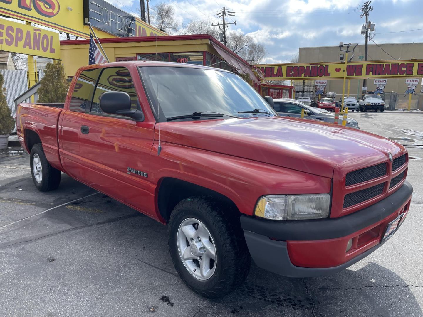 1998 Flame Red /Gray Cloth Dodge Ram 1500 Sport Quad Cab (3B7HC13Y4WG) with an 5.2L V8 engine, Automatic transmission, located at 801 South State Street, Salt Lake City, UT, 84111, (801) 328-0098, 40.751953, -111.888206 - Vehicle Features:Sport Model, Club Cab 4 Door, 5.2L V8, 6 Passenger Seating, Automatic Transmission, ABS Brakes, Cruise Control, Air Conditioning, AM-FM Stereo, CD Player, AUX Audio Input, Power Windows, Power Locks, Power Mirrors, Privacy Glass, Alloy Wheels Our service department is OPEN DAILY to - Photo#3
