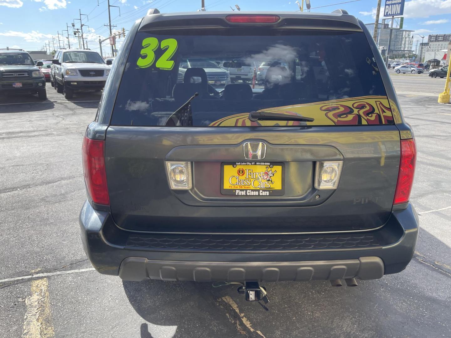 2003 Sagebrush Pearl /Gray Cloth Honda Pilot EX (2HKYF184X3H) with an 3.5L V6 engine, Automatic transmission, located at 801 South State Street, Salt Lake City, UT, 84111, (801) 328-0098, 40.751953, -111.888206 - 3rd row seating! 4x4! Clean title!!! Vehicle Features: EX Model, 3rd Rear Seat, 4WD-AWD, ABS Brakes, Air Conditioning, Alloy Wheels, AM-FM Stereo, Automatic Transmission, Cassette Player, CD Audio, Cloth Seats, Cruise Control, Fold-Away Third Row, Power Locks, Power Mirrors, Power Seat(s), Power W - Photo#6