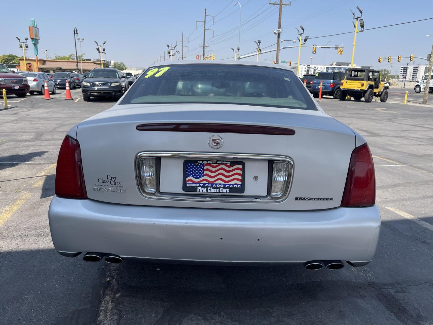 2003 Galaxy Silver Metallic /Gray Leather Cadillac Deville (1G6KD54Y13U) with an 4.6L V8 engine, Automatic transmission, located at 801 South State Street, Salt Lake City, UT, 84111, (801) 328-0098, 40.751953, -111.888206 - Clean Title!! Extra clean!! Immaculate condition!! Free Carfax!! Must see!! Warranty available!! Free Carfax!!! Vehicle Features: Alloy Wheels, AM-FM Radio, CD Player, Cruise Control, Leather Interior, Power Locks, Power Mirrors, Power Seats, Power Steering, Power Windows, Rear Window Defroster - Photo#5