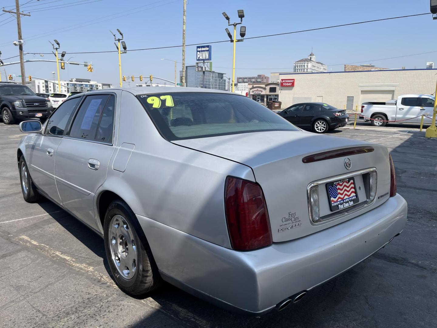 2003 Galaxy Silver Metallic /Gray Leather Cadillac Deville (1G6KD54Y13U) with an 4.6L V8 engine, Automatic transmission, located at 801 South State Street, Salt Lake City, UT, 84111, (801) 328-0098, 40.751953, -111.888206 - Clean Title!! Extra clean!! Immaculate condition!! Free Carfax!! Must see!! Warranty available!! Free Carfax!!! Vehicle Features: Alloy Wheels, AM-FM Radio, CD Player, Cruise Control, Leather Interior, Power Locks, Power Mirrors, Power Seats, Power Steering, Power Windows, Rear Window Defroster - Photo#6