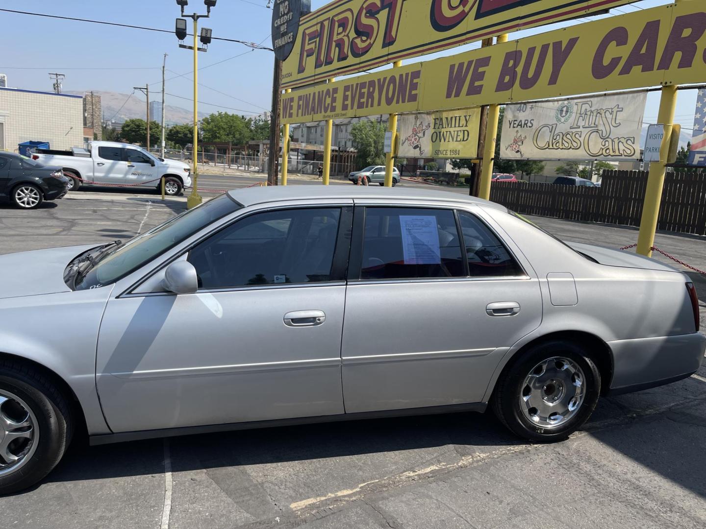 2003 Galaxy Silver Metallic /Gray Leather Cadillac Deville (1G6KD54Y13U) with an 4.6L V8 engine, Automatic transmission, located at 801 South State Street, Salt Lake City, UT, 84111, (801) 328-0098, 40.751953, -111.888206 - Clean Title!! Extra clean!! Immaculate condition!! Free Carfax!! Must see!! Warranty available!! Free Carfax!!! Vehicle Features: Alloy Wheels, AM-FM Radio, CD Player, Cruise Control, Leather Interior, Power Locks, Power Mirrors, Power Seats, Power Steering, Power Windows, Rear Window Defroster - Photo#7