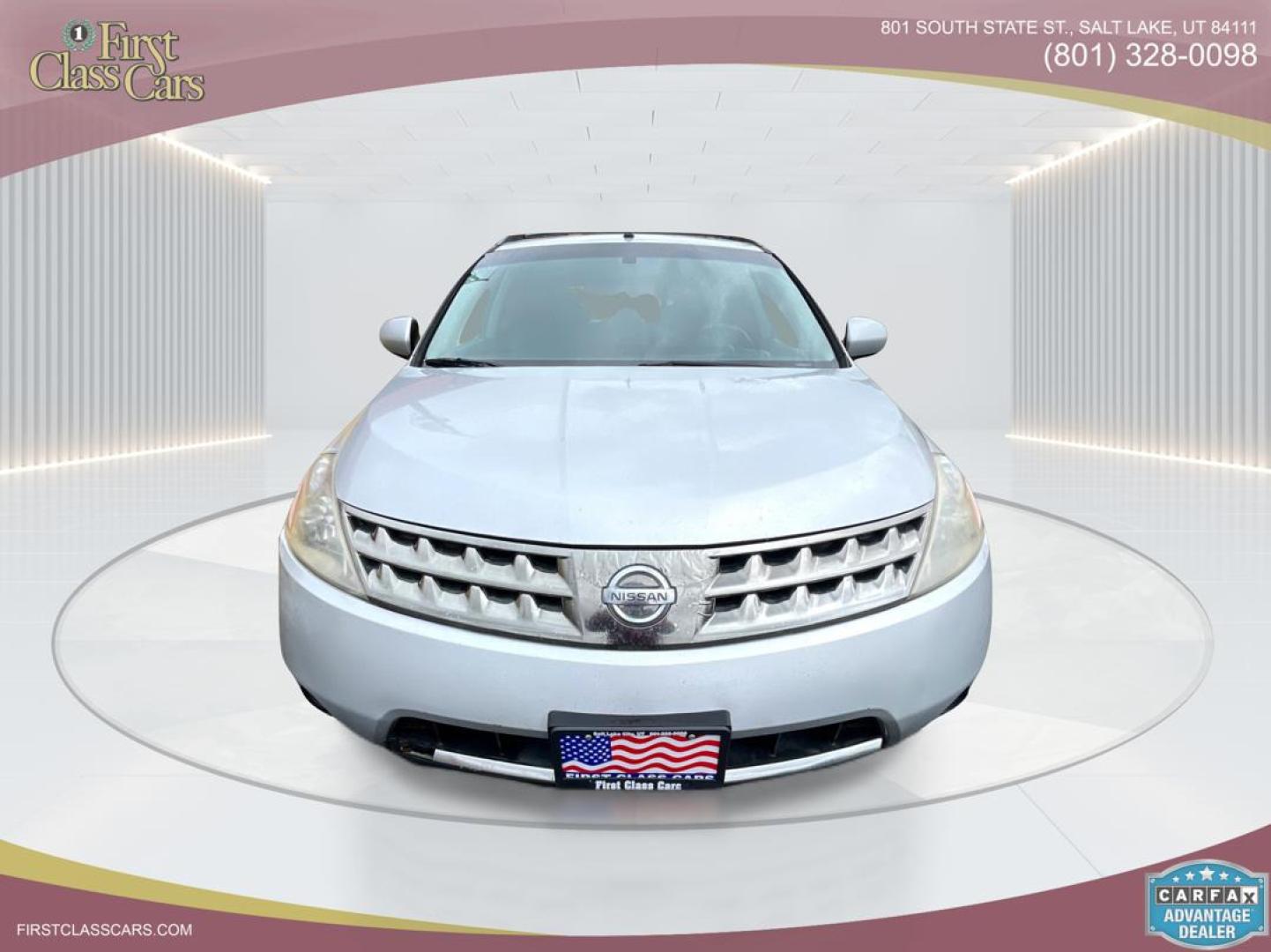 2007 Liquid Platinum Metallic /Gray Cloth Nissan Murano S AWD (JN8AZ08W17W) with an 3.5L V6 engine, Automatic transmission, located at 801 South State Street, Salt Lake City, UT, 84111, (801) 328-0098, 40.751953, -111.888206 - Life is crazy. Now is the time to buy! All of our prices are just dollars above our cost. These prices will change as soon as life isn't so crazy. So please call or come in. We are here to save you a lot of money! Our service department is OPEN DAILY to help with any of your service needs. Please ca - Photo#1