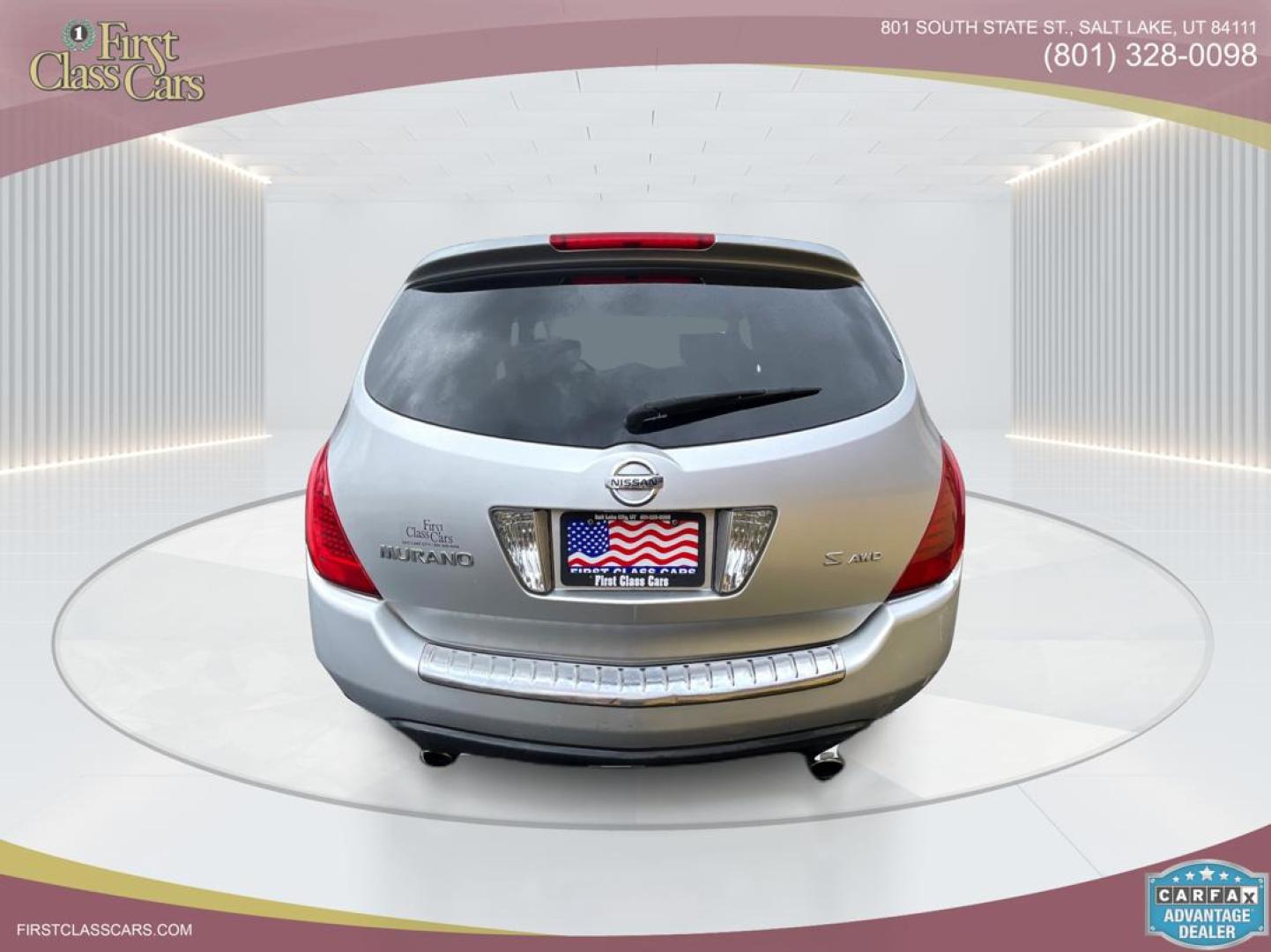 2007 Liquid Platinum Metallic /Gray Cloth Nissan Murano S AWD (JN8AZ08W17W) with an 3.5L V6 engine, Automatic transmission, located at 801 South State Street, Salt Lake City, UT, 84111, (801) 328-0098, 40.751953, -111.888206 - Life is crazy. Now is the time to buy! All of our prices are just dollars above our cost. These prices will change as soon as life isn't so crazy. So please call or come in. We are here to save you a lot of money! Our service department is OPEN DAILY to help with any of your service needs. Please ca - Photo#4