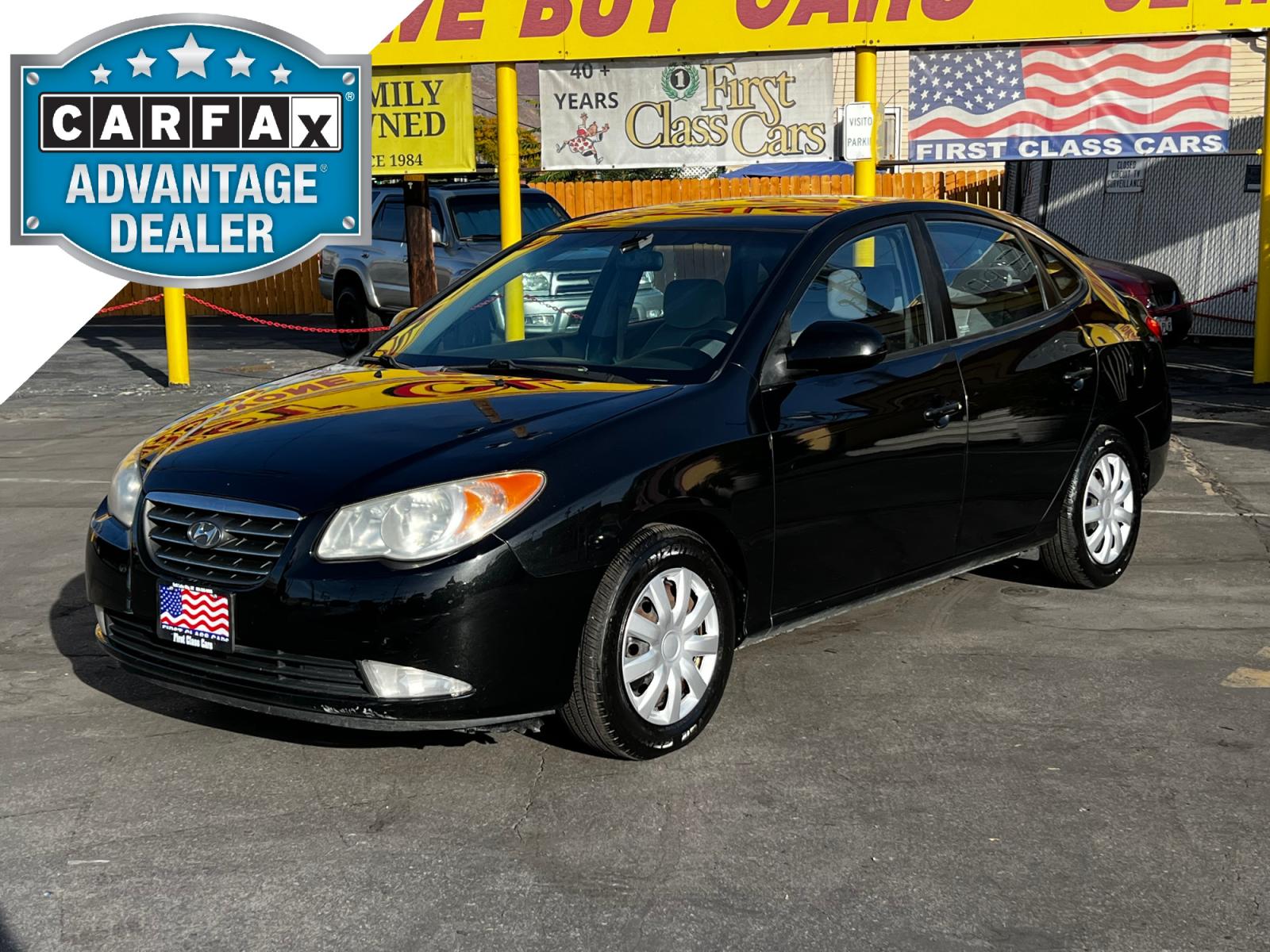 2008 Black Pearl /Gray Cloth Hyundai Elantra GLS (KMHDU46D98U) with an 2.0L I4 engine, Automatic transmission, located at 801 South State Street, Salt Lake City, UT, 84111, (801) 328-0098, 40.751953, -111.888206 - Life is crazy. Now is the time to buy! All of our prices are just dollars above our cost. These prices will change as soon as life isn't so crazy. So please call or come in. We are here to save you a lot of money! Our service department is OPEN DAILY to help with any of your service needs. P - Photo #0