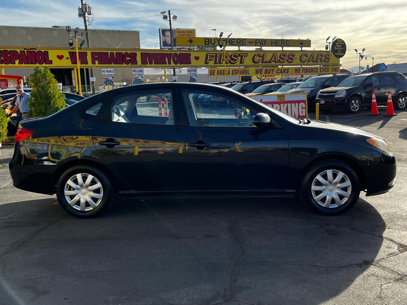 2008 Black Pearl /Gray Cloth Hyundai Elantra GLS (KMHDU46D98U) with an 2.0L I4 engine, Automatic transmission, located at 801 South State Street, Salt Lake City, UT, 84111, (801) 328-0098, 40.751953, -111.888206 - Life is crazy. Now is the time to buy! All of our prices are just dollars above our cost. These prices will change as soon as life isn't so crazy. So please call or come in. We are here to save you a lot of money! Our service department is OPEN DAILY to help with any of your service needs. P - Photo #5