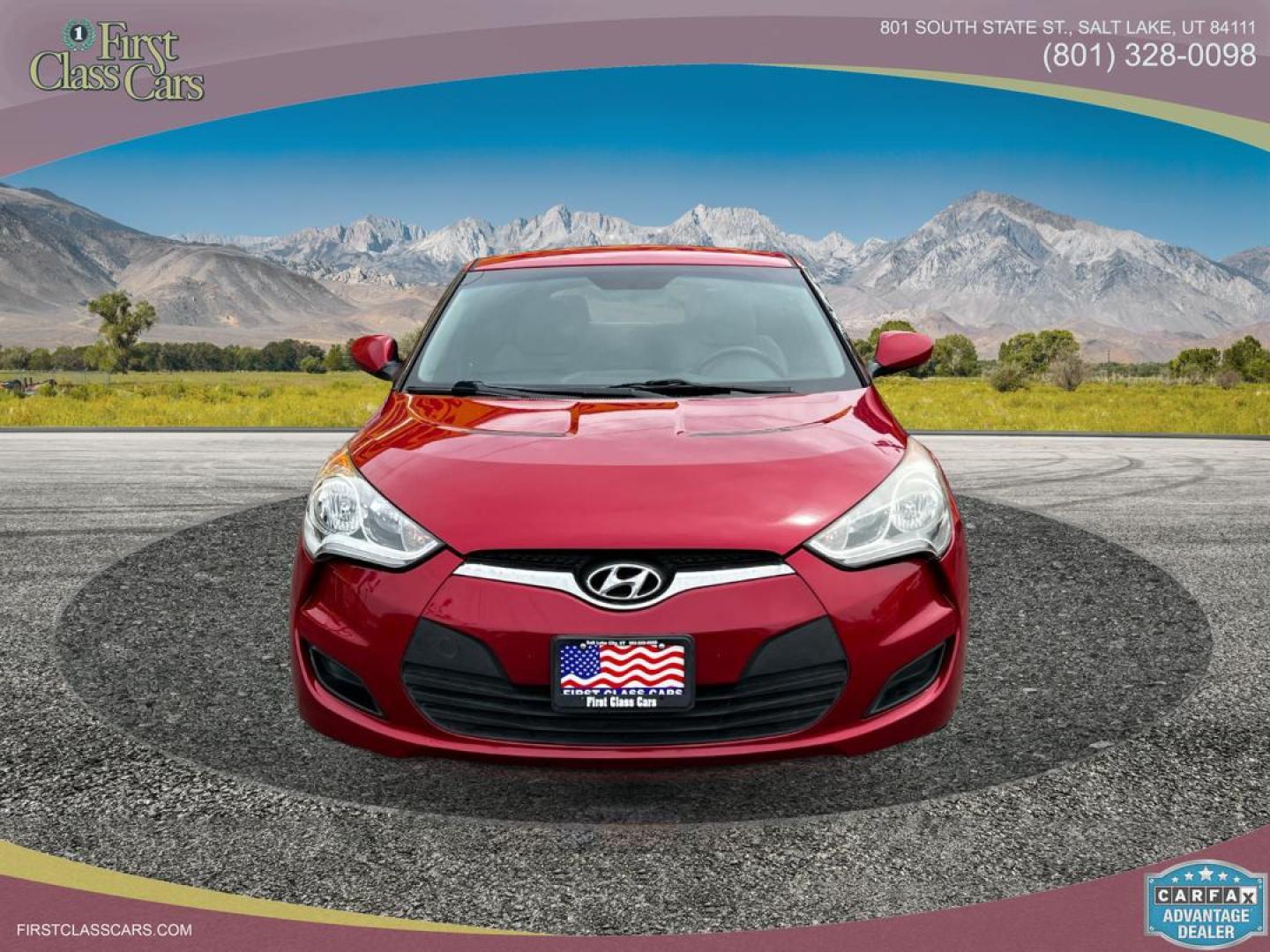 2013 Boston Red Pearl /Gray Cloth Hyundai Veloster (KMHTC6AD4DU) with an 1.6L I4 engine, Manual transmission, located at 801 South State Street, Salt Lake City, UT, 84111, (801) 328-0098, 40.751953, -111.888206 - Our service department is OPEN DAILY to help with any of your service needs. Please call for immediate appointment! Clean Title!! Extra clean!! Immaculate condition!! Free Carfax!! Must see!! Warranty available!! Free Carfax!!! Vehicle Features:ABS Brakes, Air Conditioning, Alloy Wheels, AM-FM - Photo#3