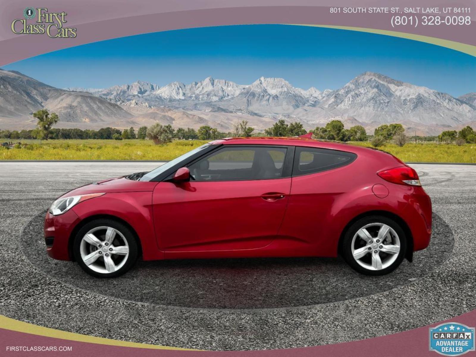 2013 Boston Red Pearl /Gray Cloth Hyundai Veloster (KMHTC6AD4DU) with an 1.6L I4 engine, Manual transmission, located at 801 South State Street, Salt Lake City, UT, 84111, (801) 328-0098, 40.751953, -111.888206 - Life is crazy. Now is the time to buy! All of our prices are just dollars above our cost. These prices will change as soon as life isn't so crazy. So please call or come in. We are here to save you a lot of money! Our service department is OPEN DAILY to help with any of your service needs. P - Photo #1