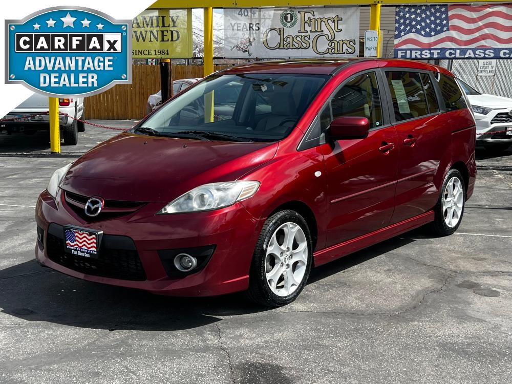 2008 Copper Red Mica /Gray Cloth Mazda Mazda5 Touring (JM1CR293780) with an 2.3L 4 Cyl. engine, Automatic transmission, located at 801 South State Street, Salt Lake City, UT, 84111, (801) 328-0098, 40.751953, -111.888206 - Photo #0