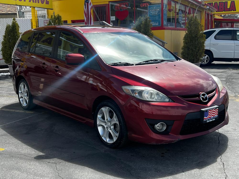 2008 Copper Red Mica /Gray Cloth Mazda Mazda5 Touring (JM1CR293780) with an 2.3L 4 Cyl. engine, Automatic transmission, located at 801 South State Street, Salt Lake City, UT, 84111, (801) 328-0098, 40.751953, -111.888206 - Photo #4
